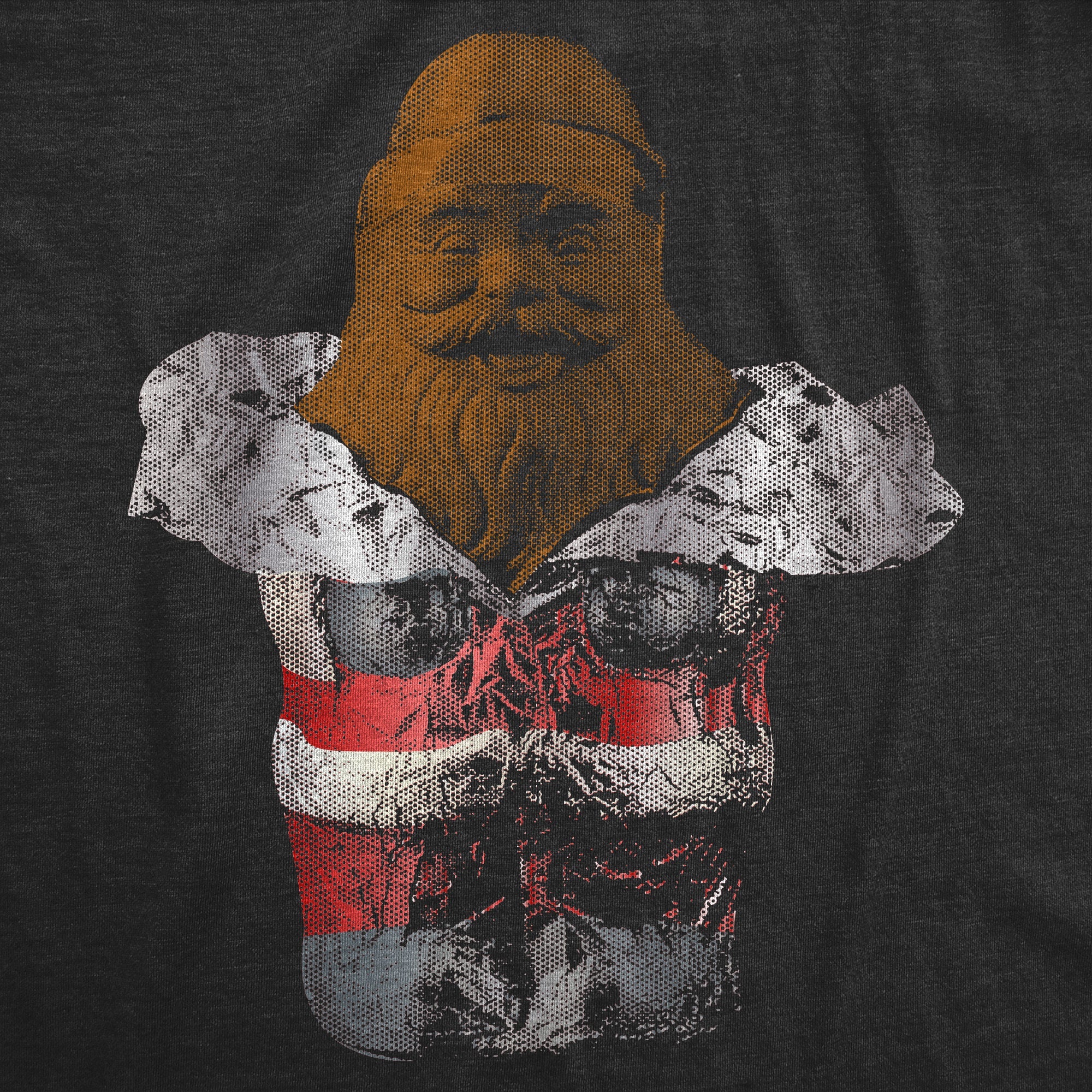 Chocolate Santa Foil Men's T Shirt