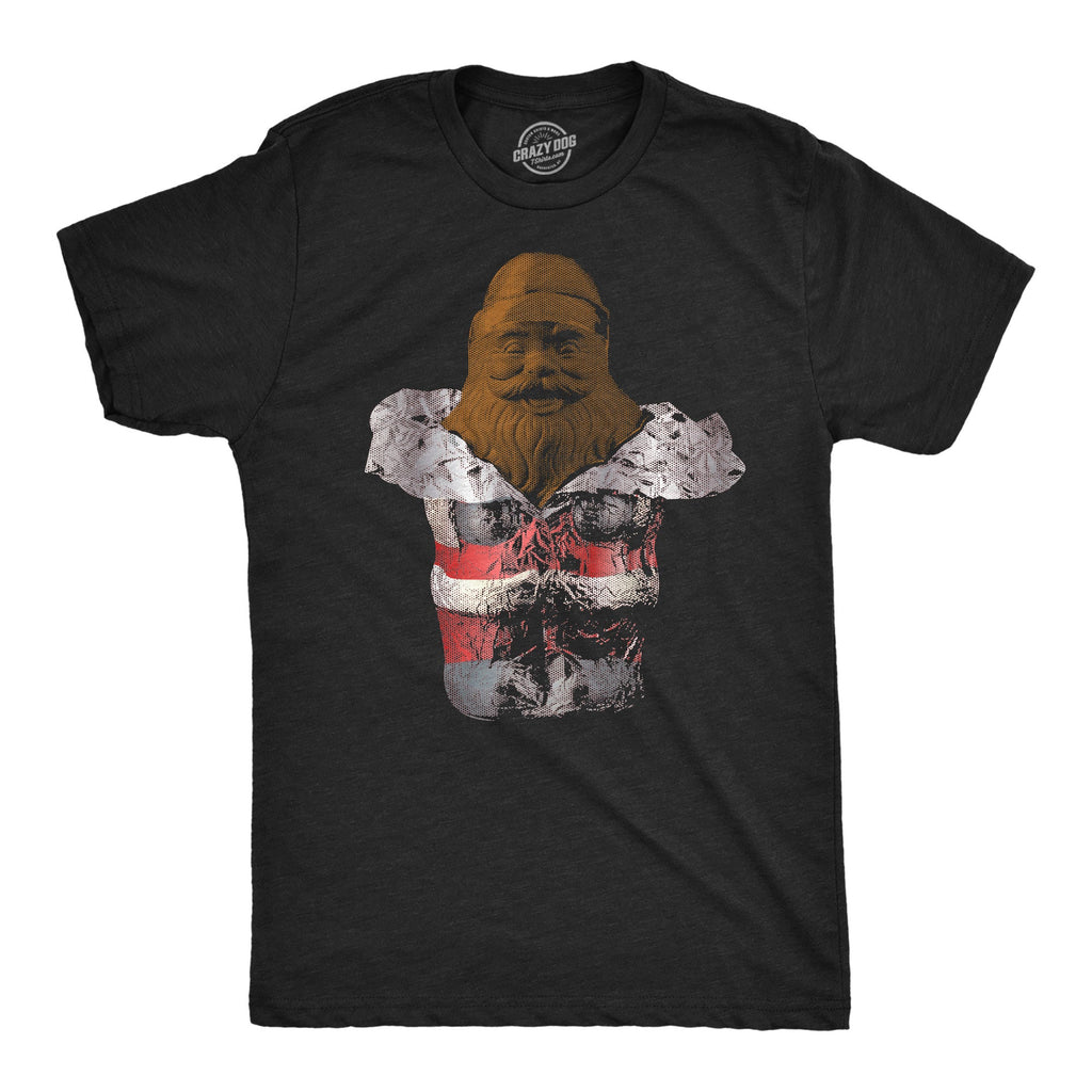 Chocolate Santa Foil Men's T Shirt