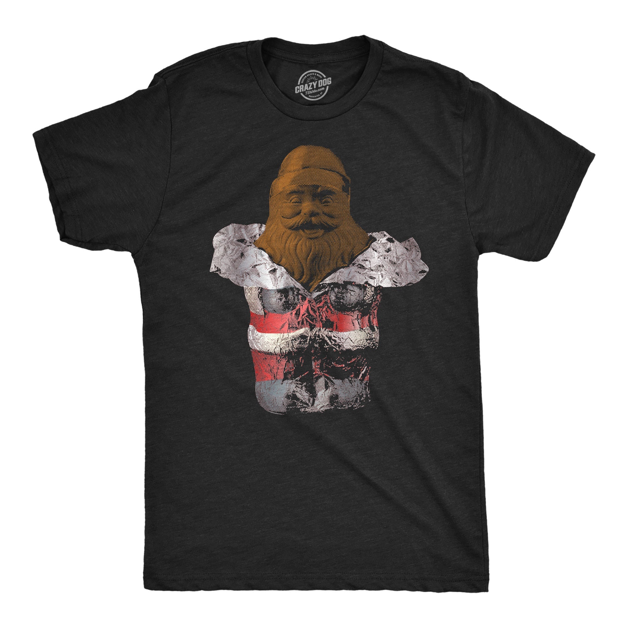 Chocolate Santa Foil Men's T Shirt