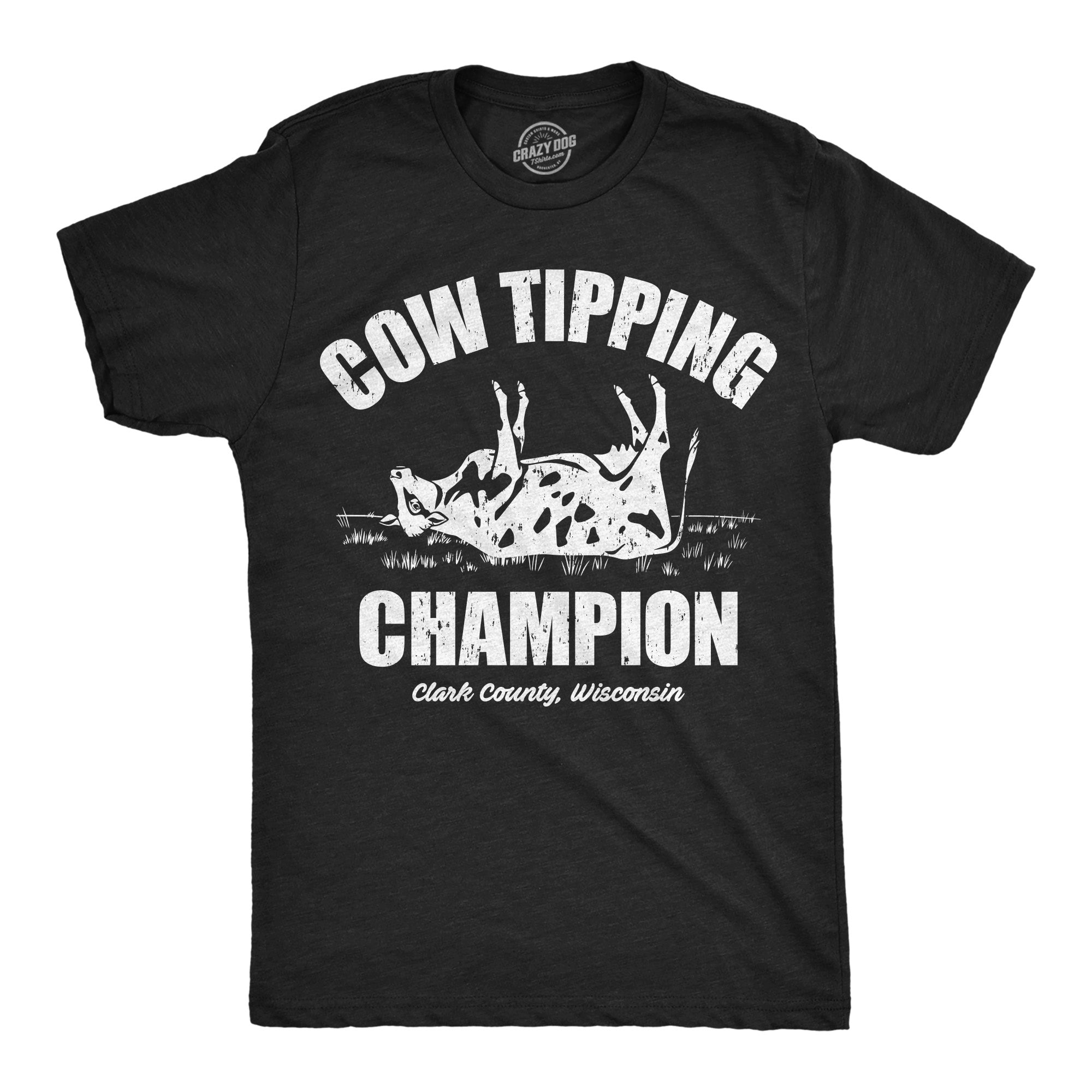 Cow Tipping Champion Men's T Shirt