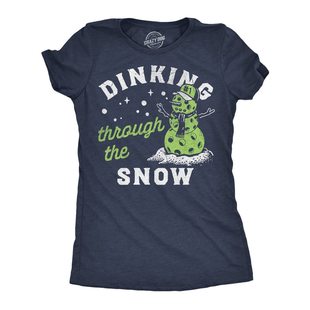 Dinking Through The Snow Women's T Shirt