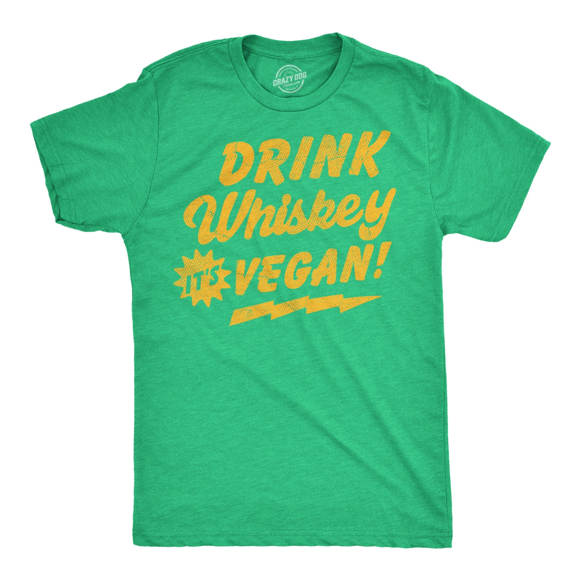 Drink Whiskey Its Vegan Men's T Shirt