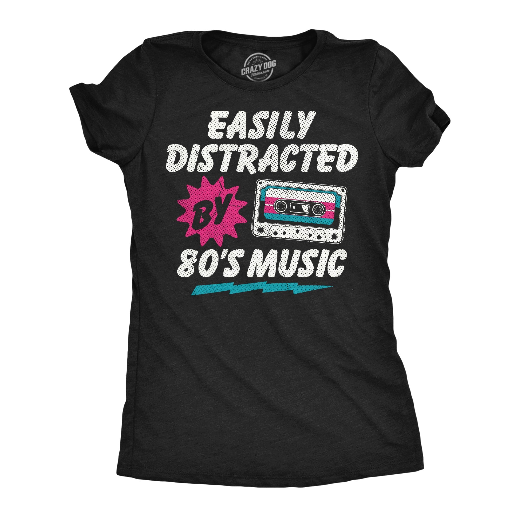 Easily Distracted By 80s Music Women's T Shirt