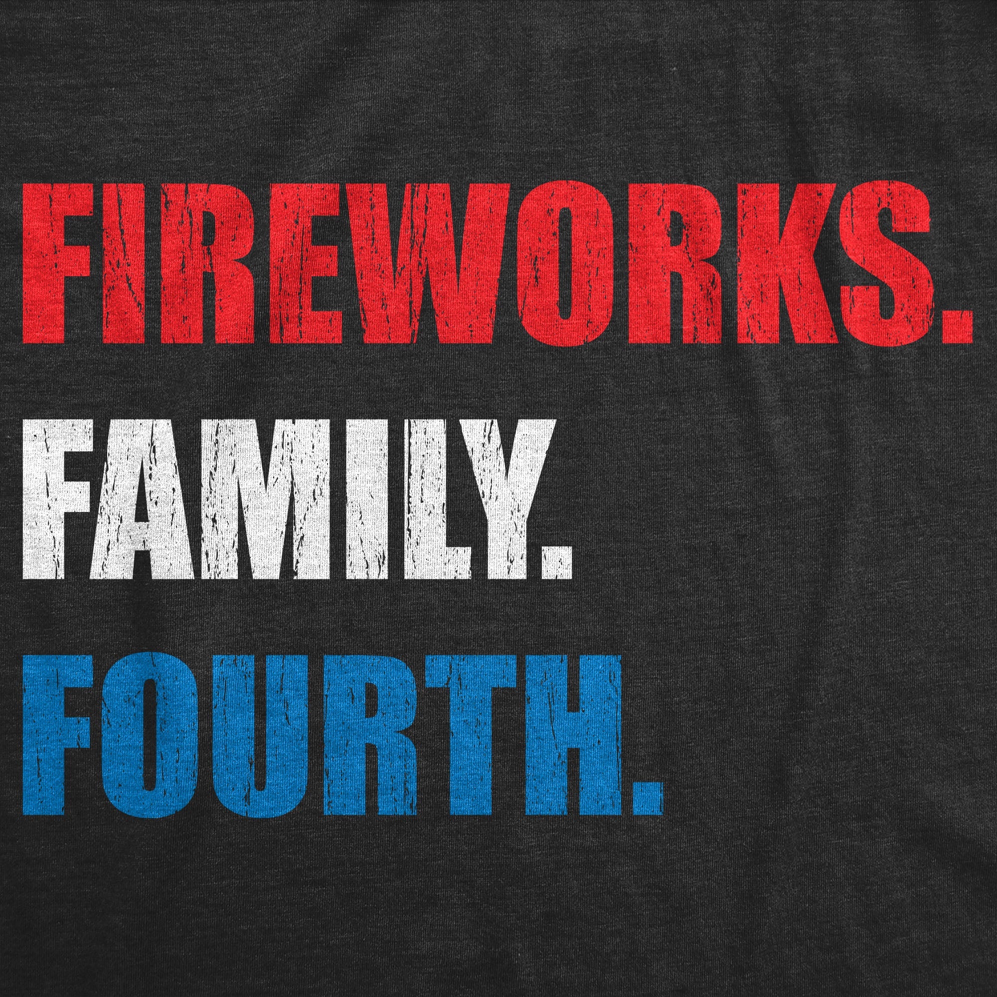 Fireworks Family Fourth Men's T Shirt