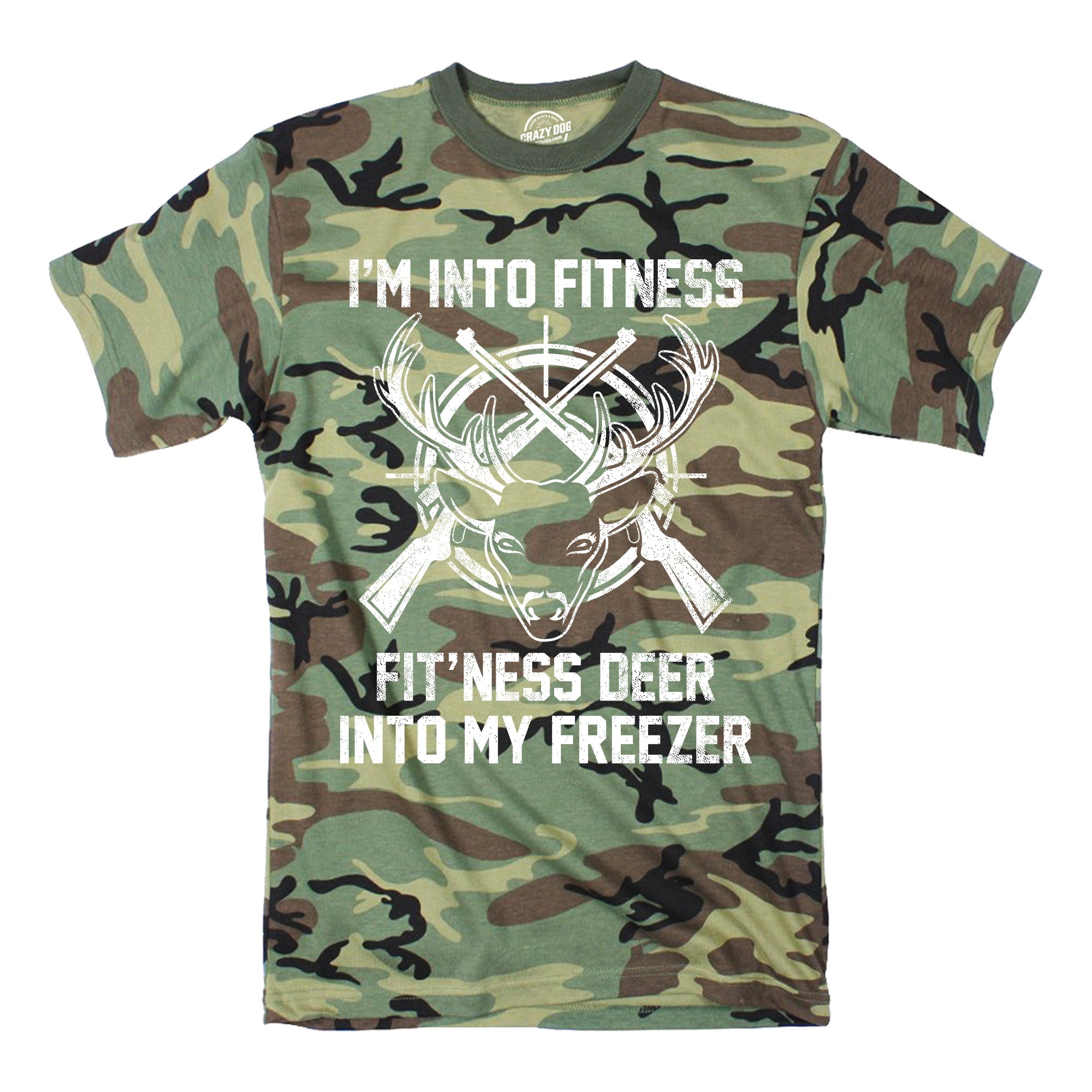 Im Into Fitness Fitness Deer Into My Freezer Men's T Shirt