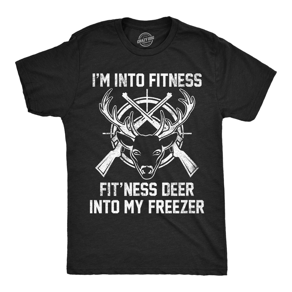 Im Into Fitness Fitness Deer Into My Freezer Men's T Shirt