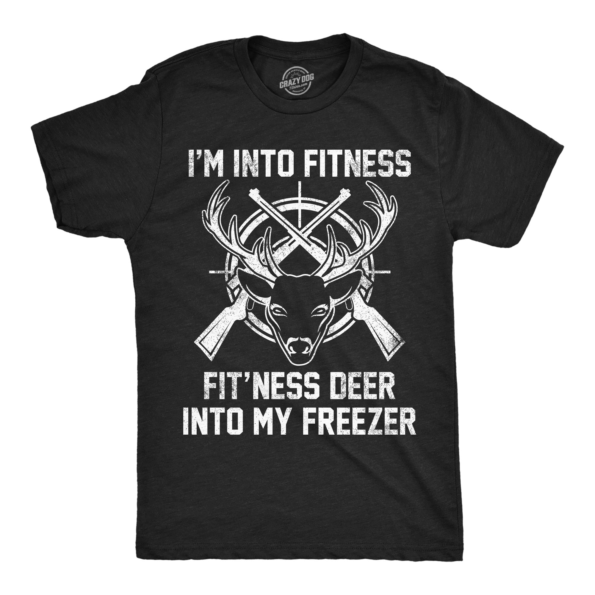 Im Into Fitness Fitness Deer Into My Freezer Men's T Shirt