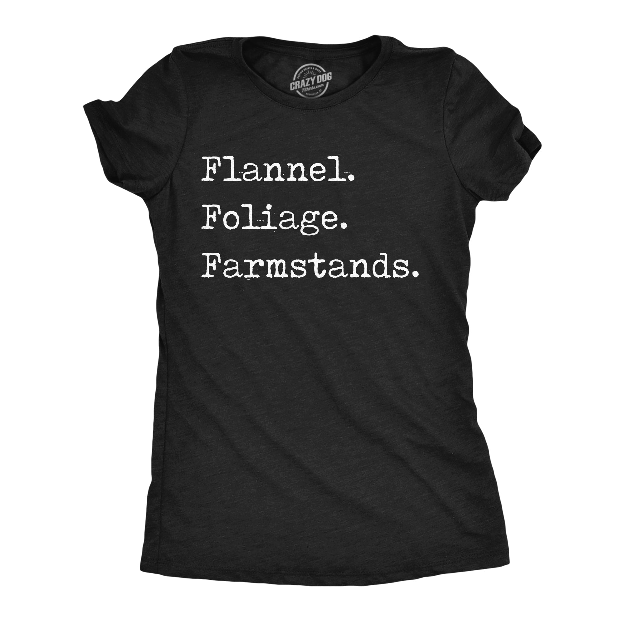 Flannel Foliage Farmstands Women's T Shirt