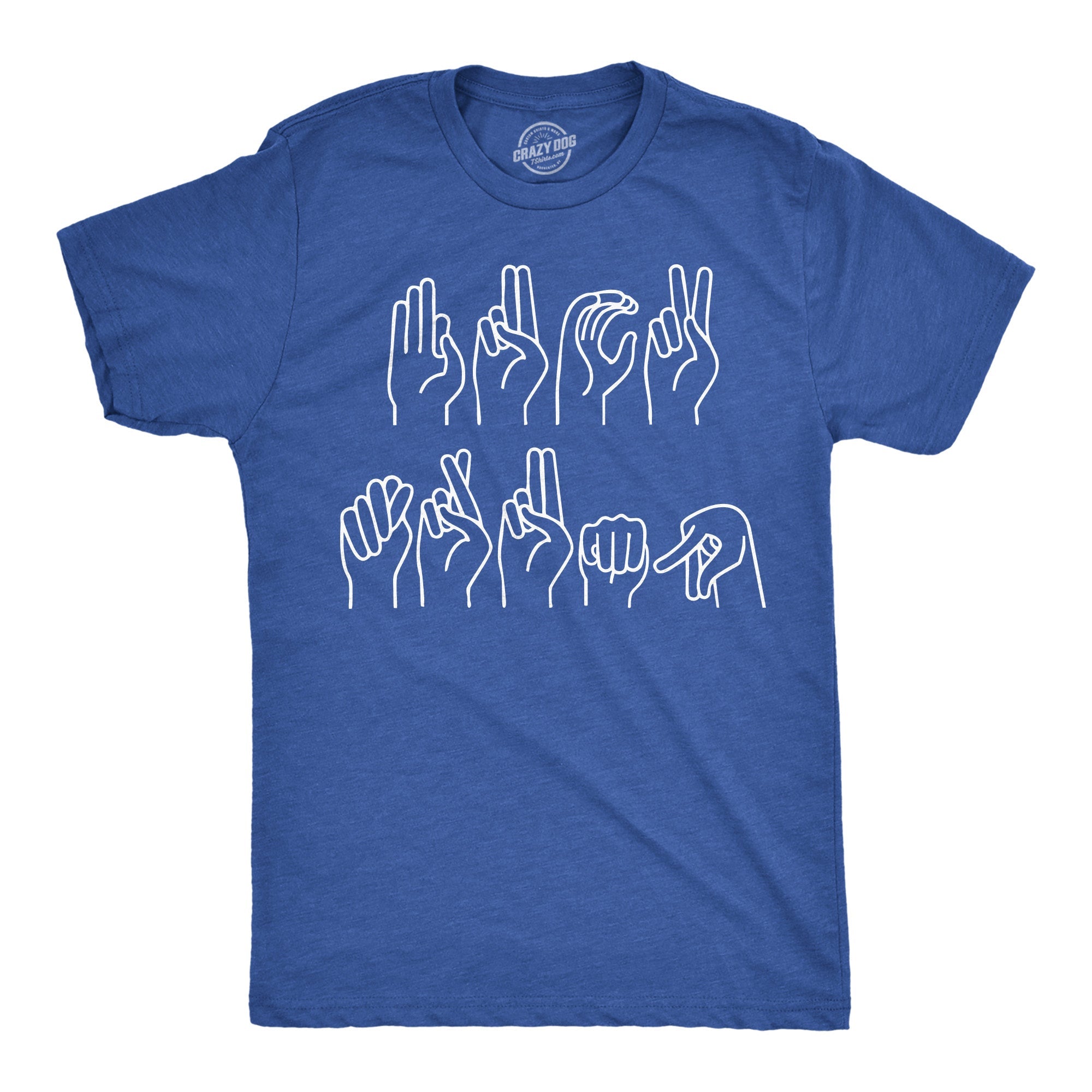 Fuck Trump Sign Language Men's T Shirt