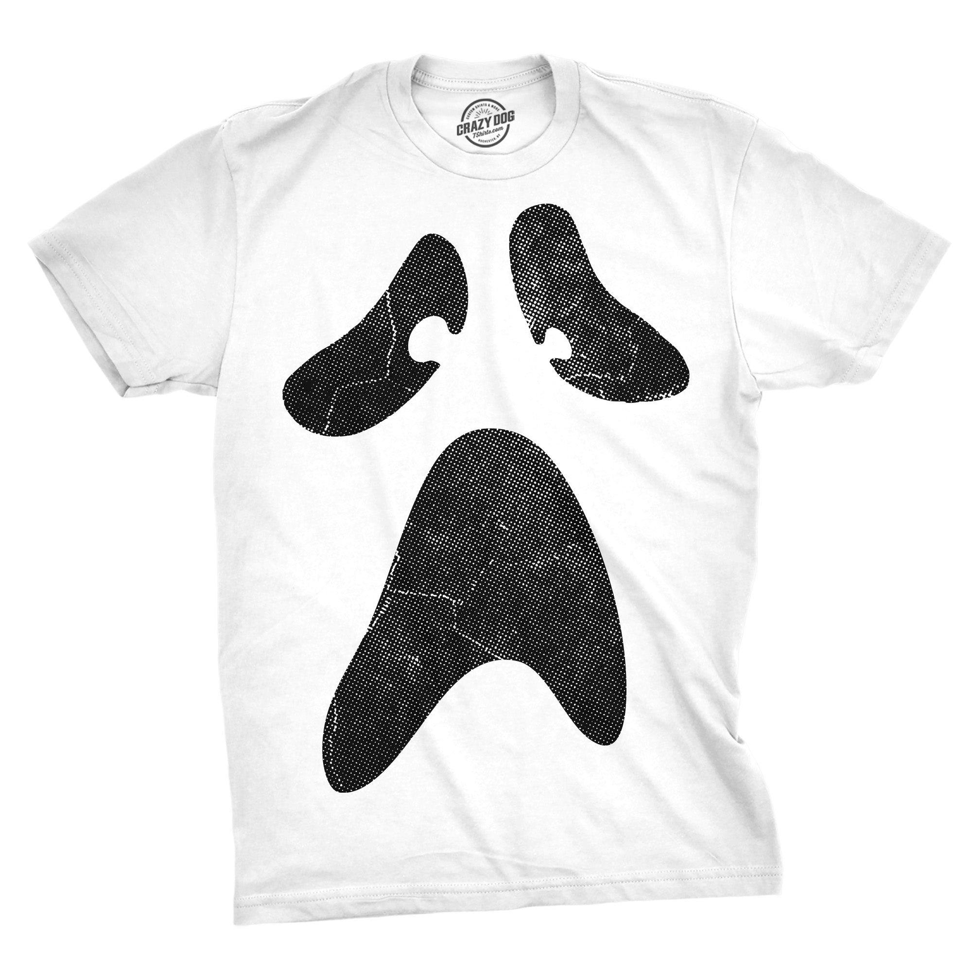 Giant Ghost Face Men's T Shirt