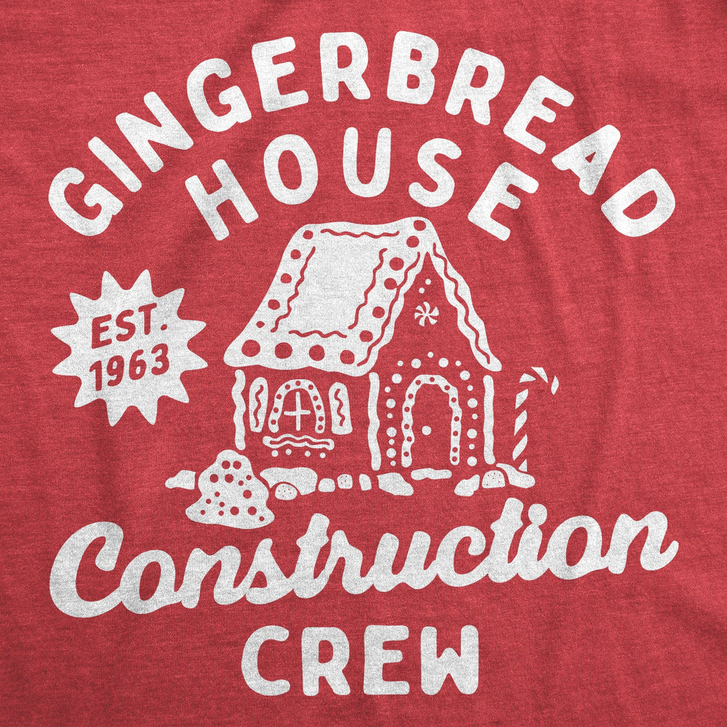 Gingerbread House Construction Crew Toddler T Shirt