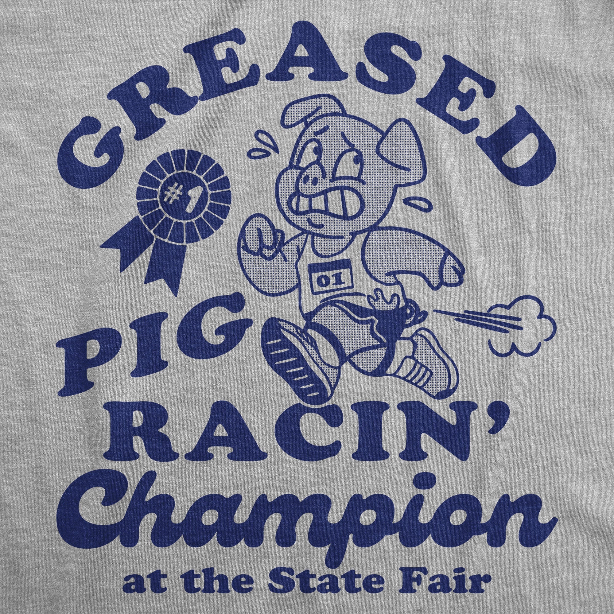 Greased Pig Racin Champion Men's T Shirt