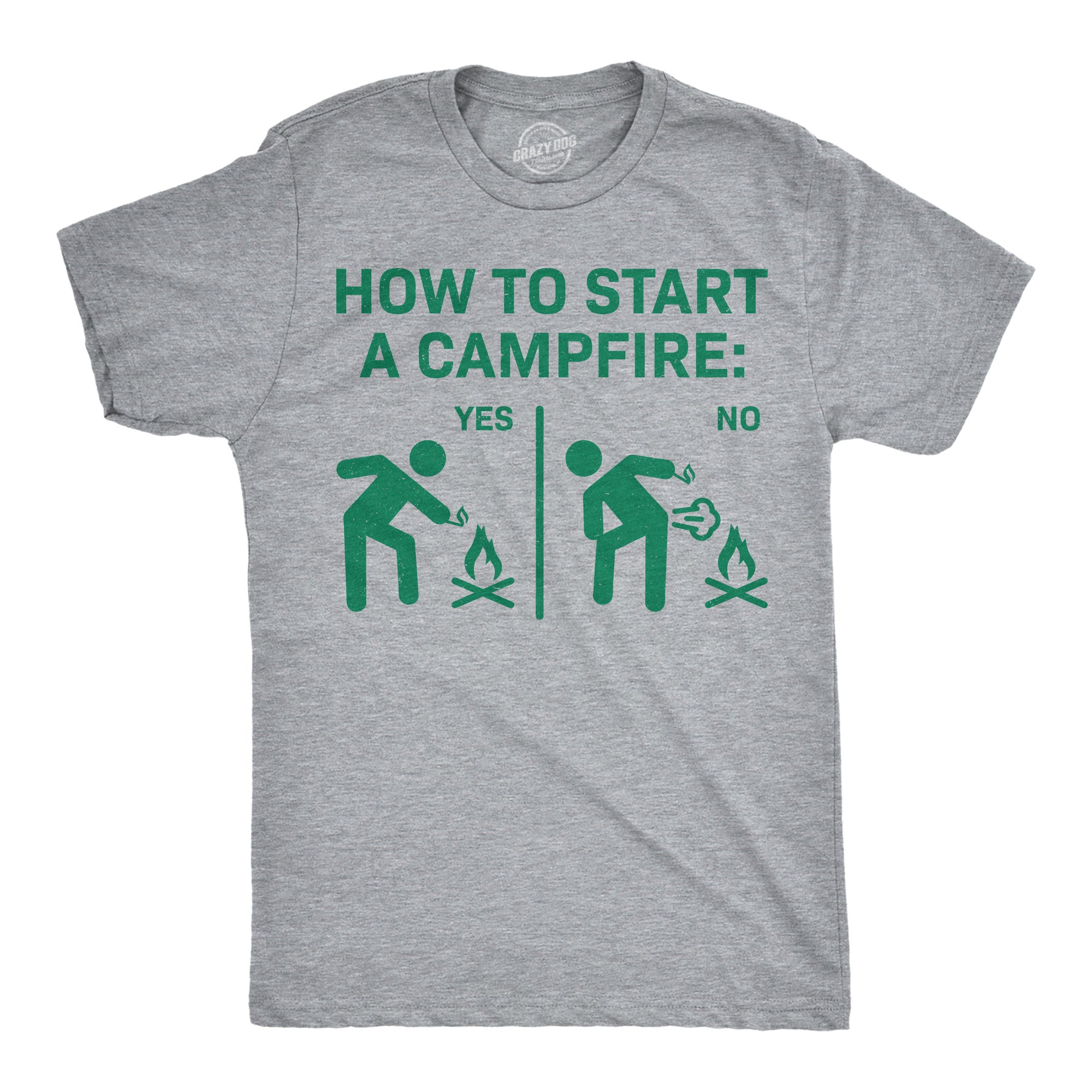How To Start A Campfire Men's T Shirt