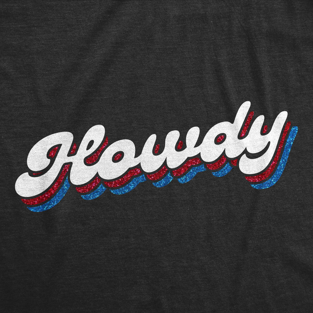 Howdy Glitter Women's T Shirt