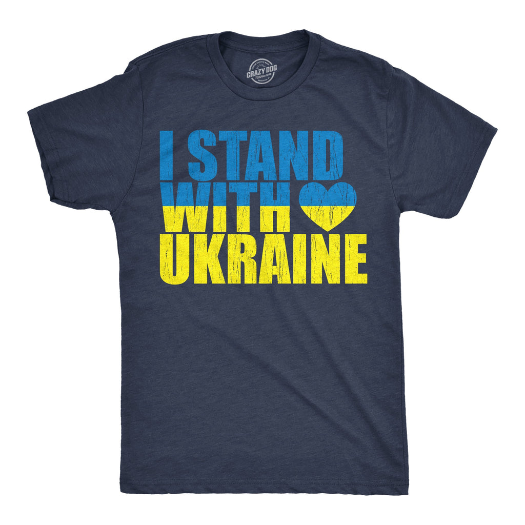 I Stand With Ukraine Men's T Shirt