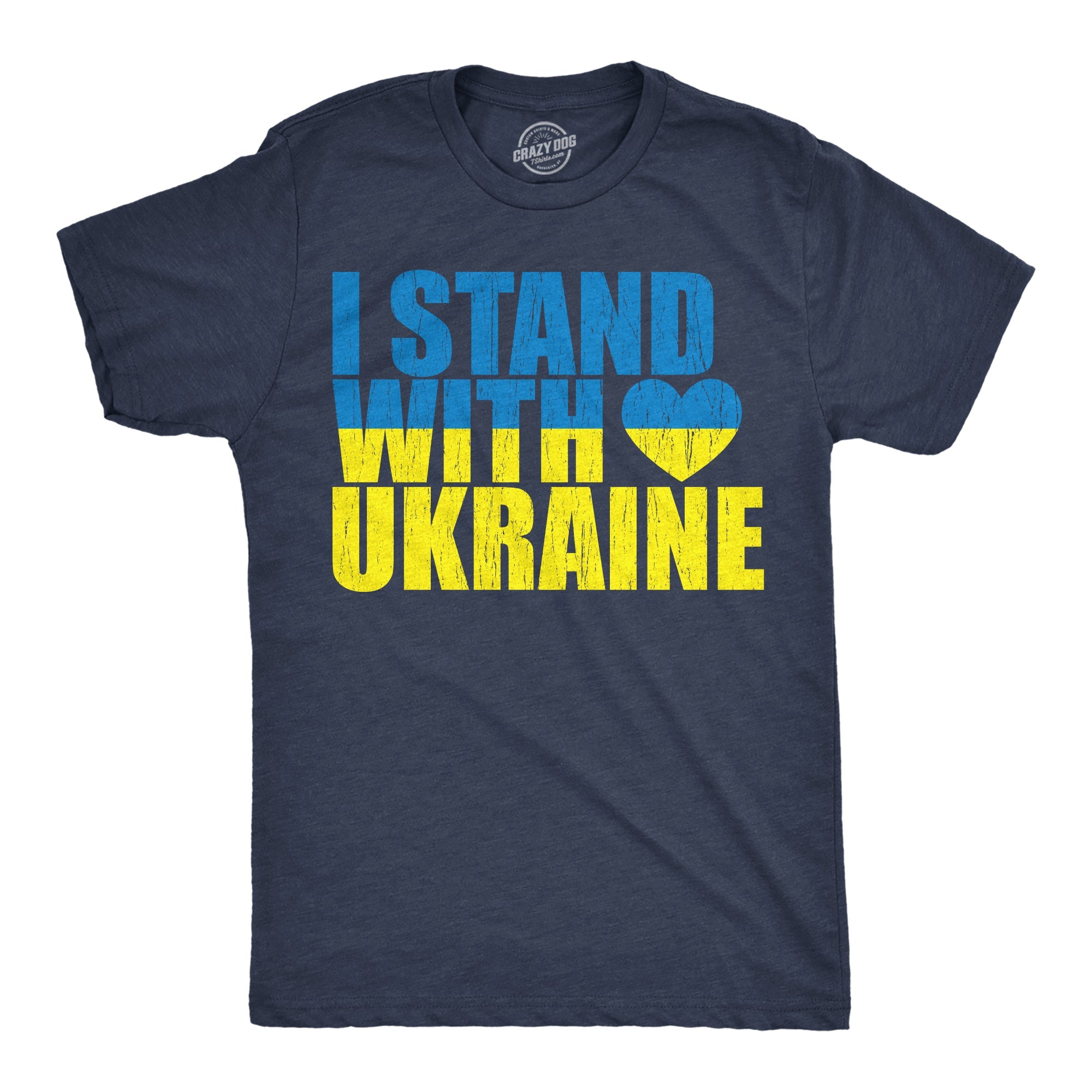 I Stand With Ukraine Men's T Shirt
