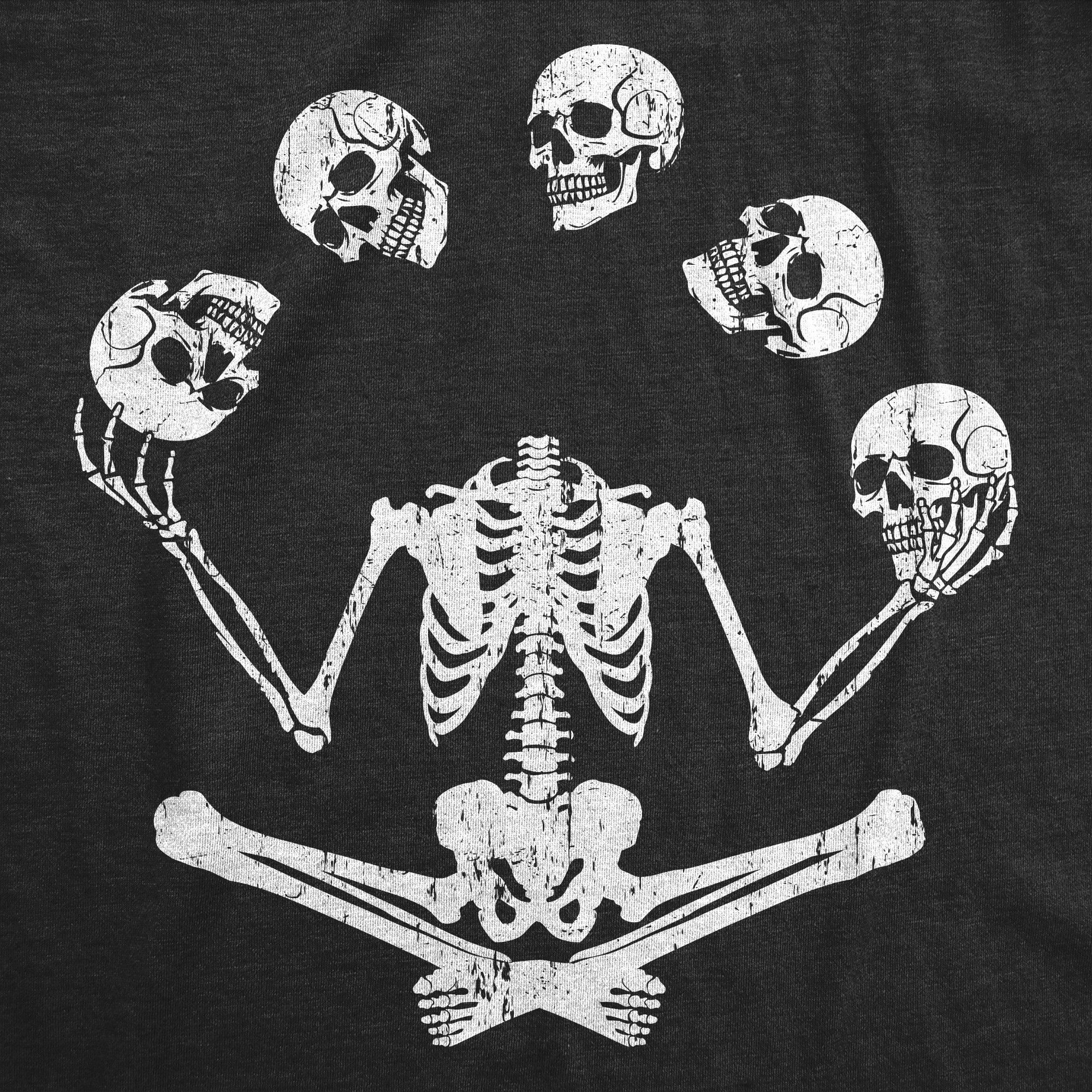 Juggling Skeleton Men's T Shirt