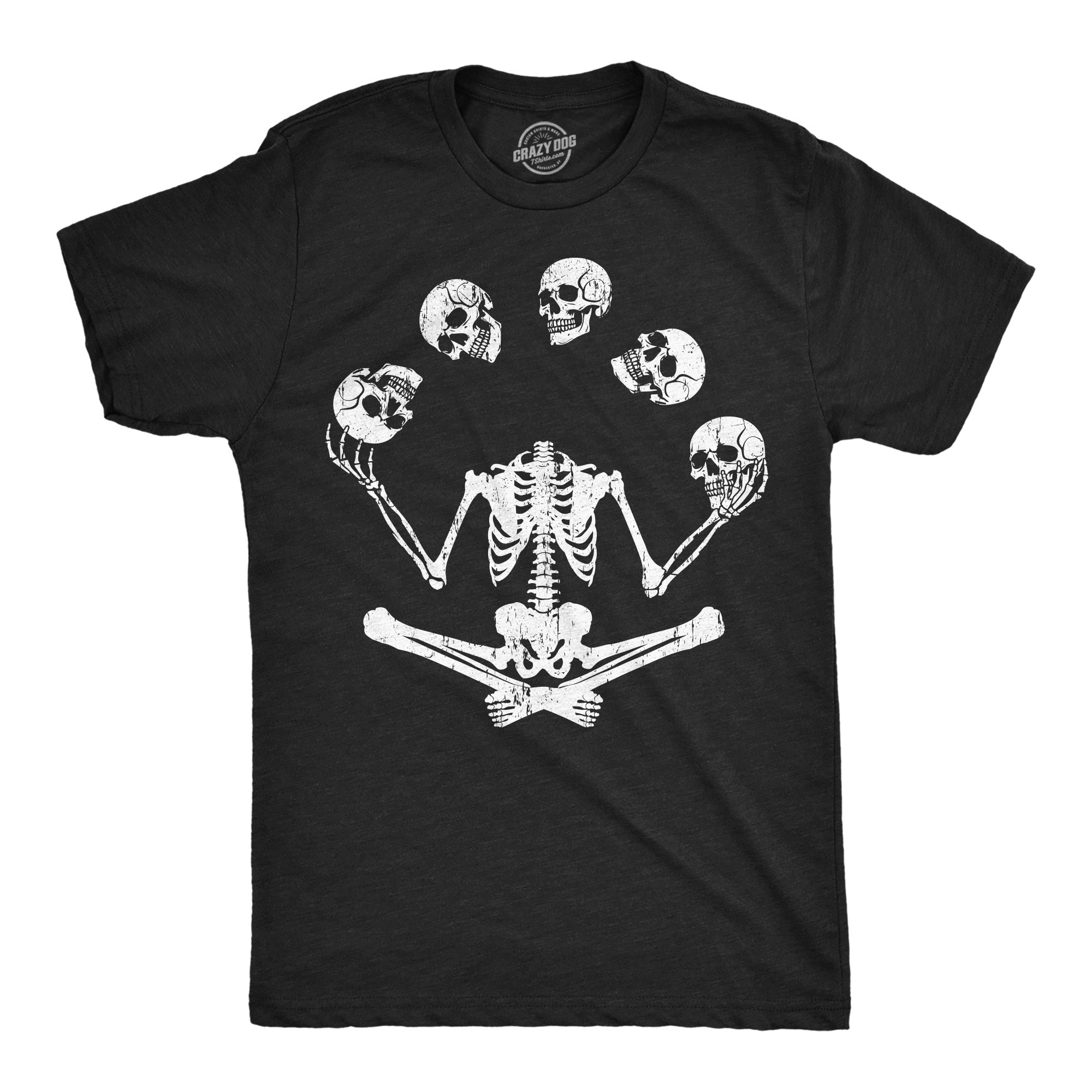 Juggling Skeleton Men's T Shirt