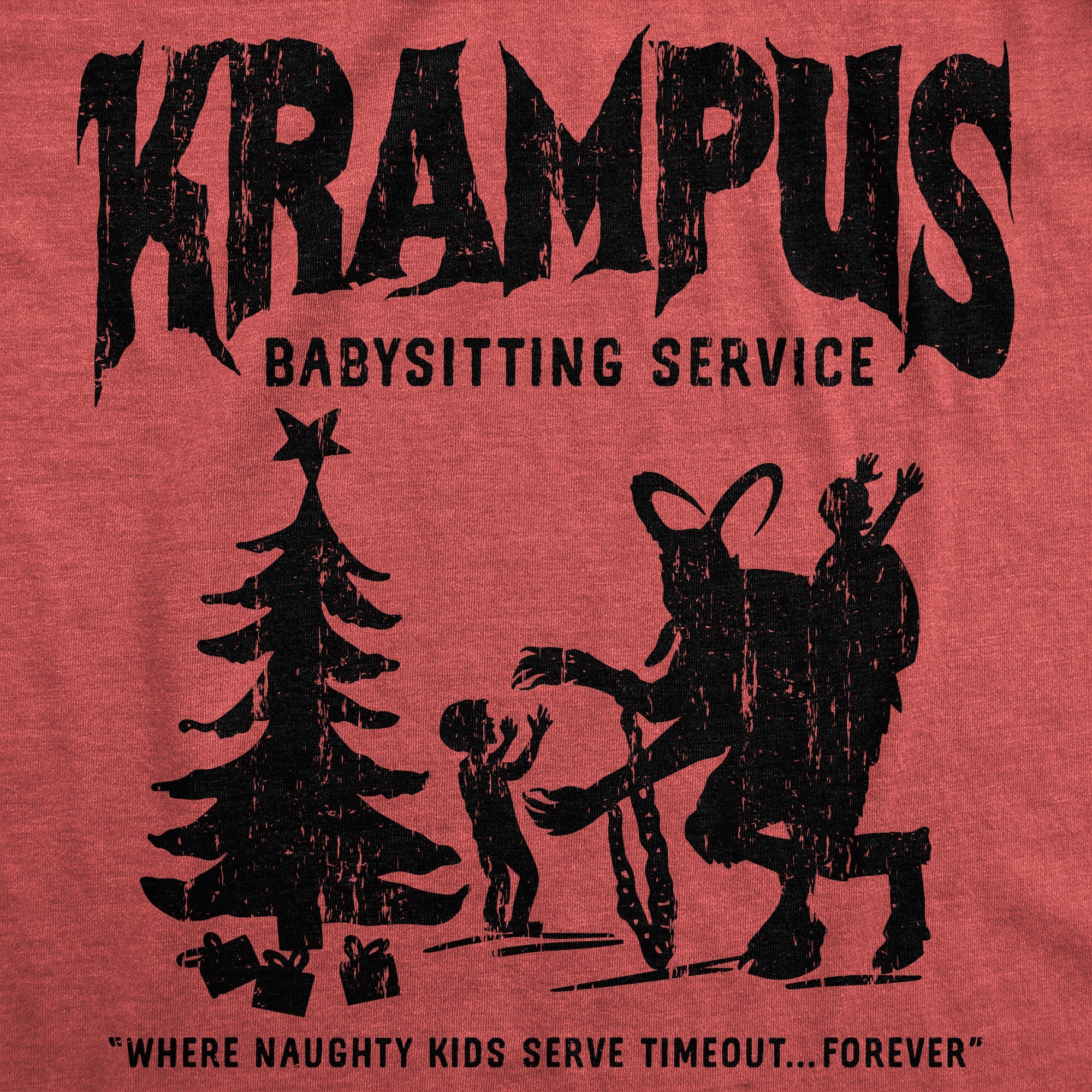 Krampus Babysitting Service Men's T Shirt