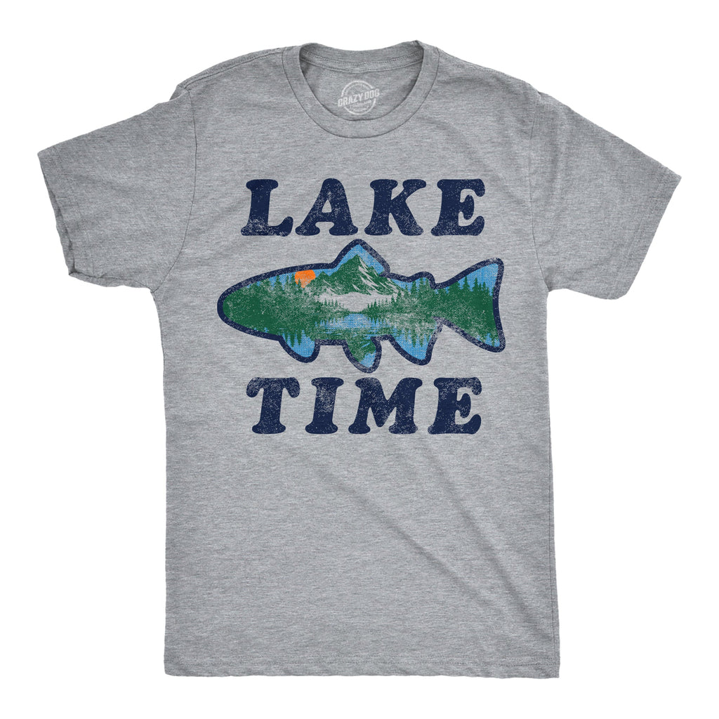 Lake Time Men's T Shirt