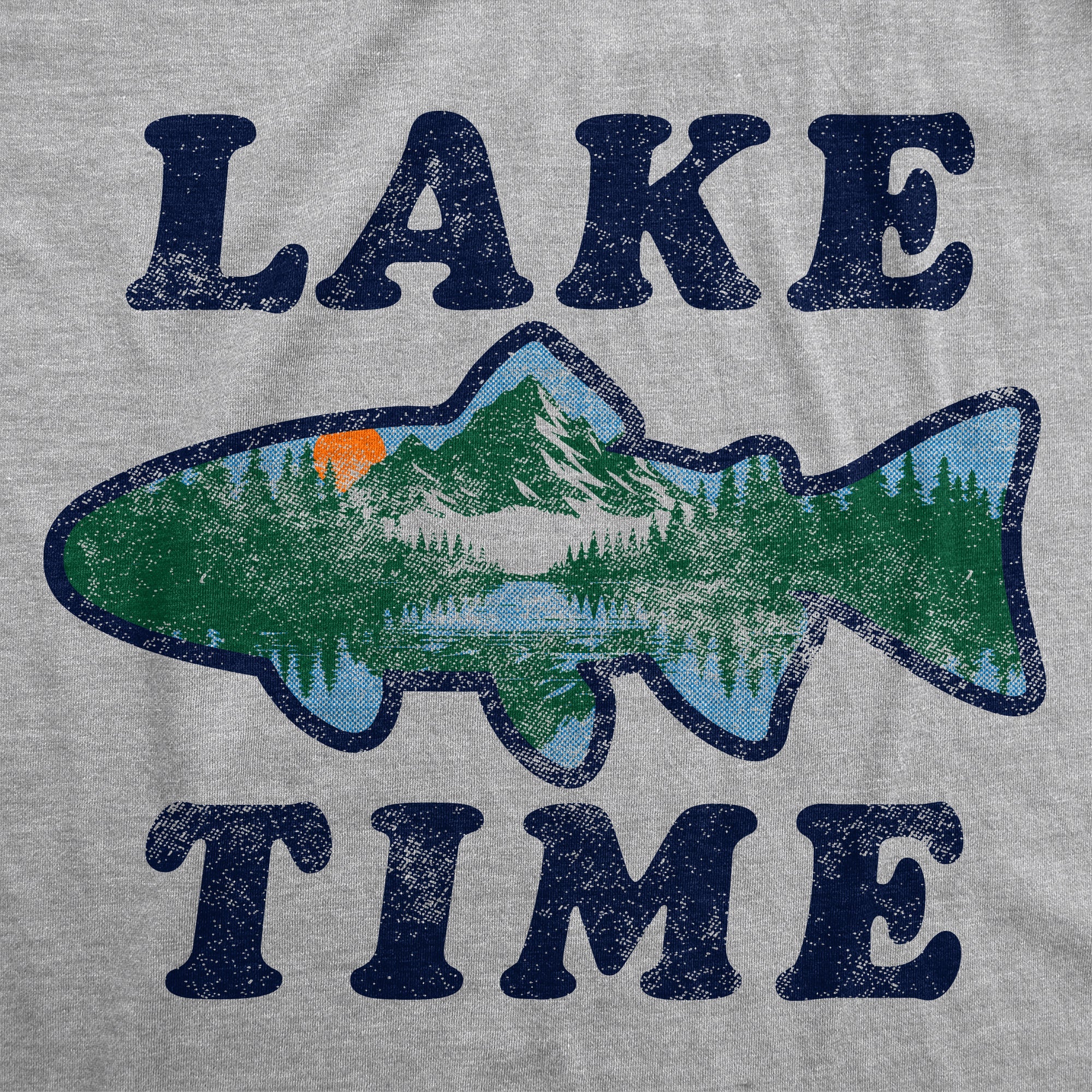 Lake Time Men's T Shirt