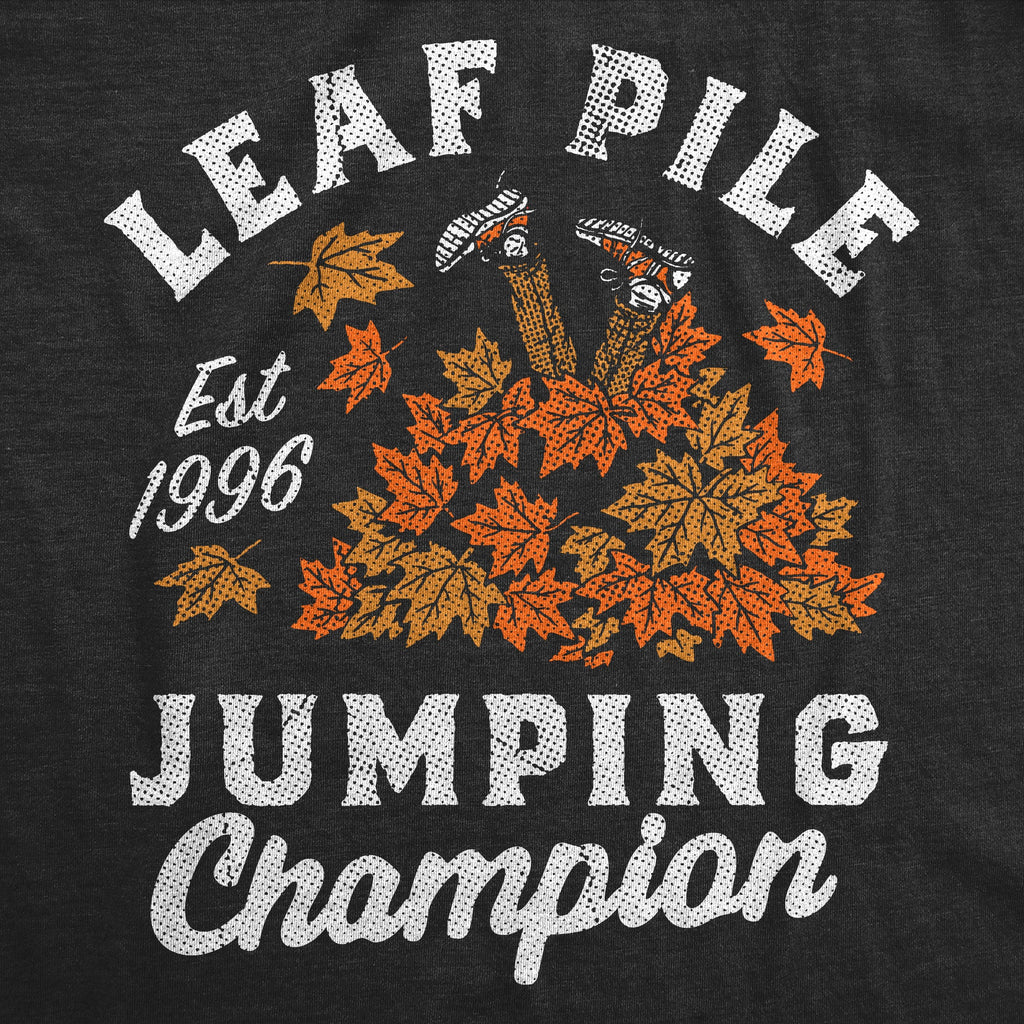 Leaf Pile Jumping Champion Youth T Shirt