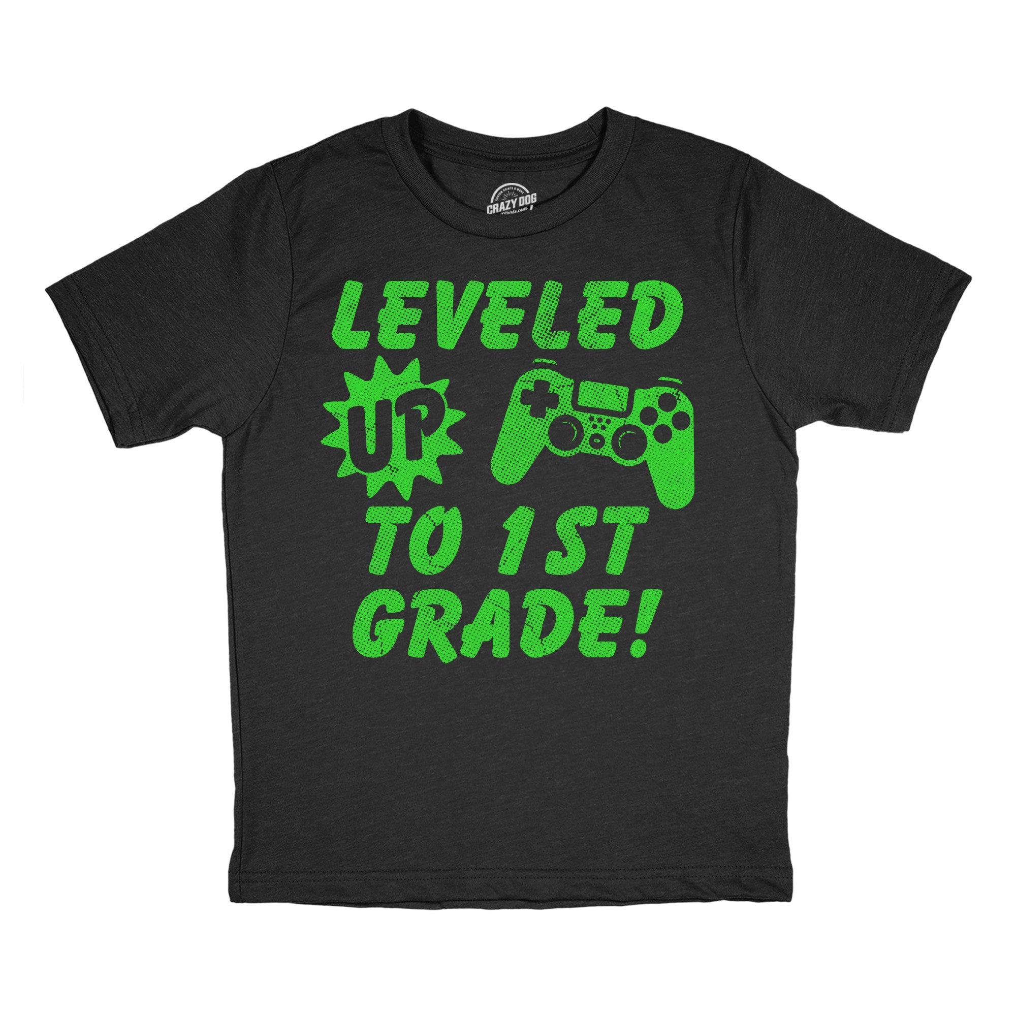 Leveled Up To 1st Grade Youth T Shirt