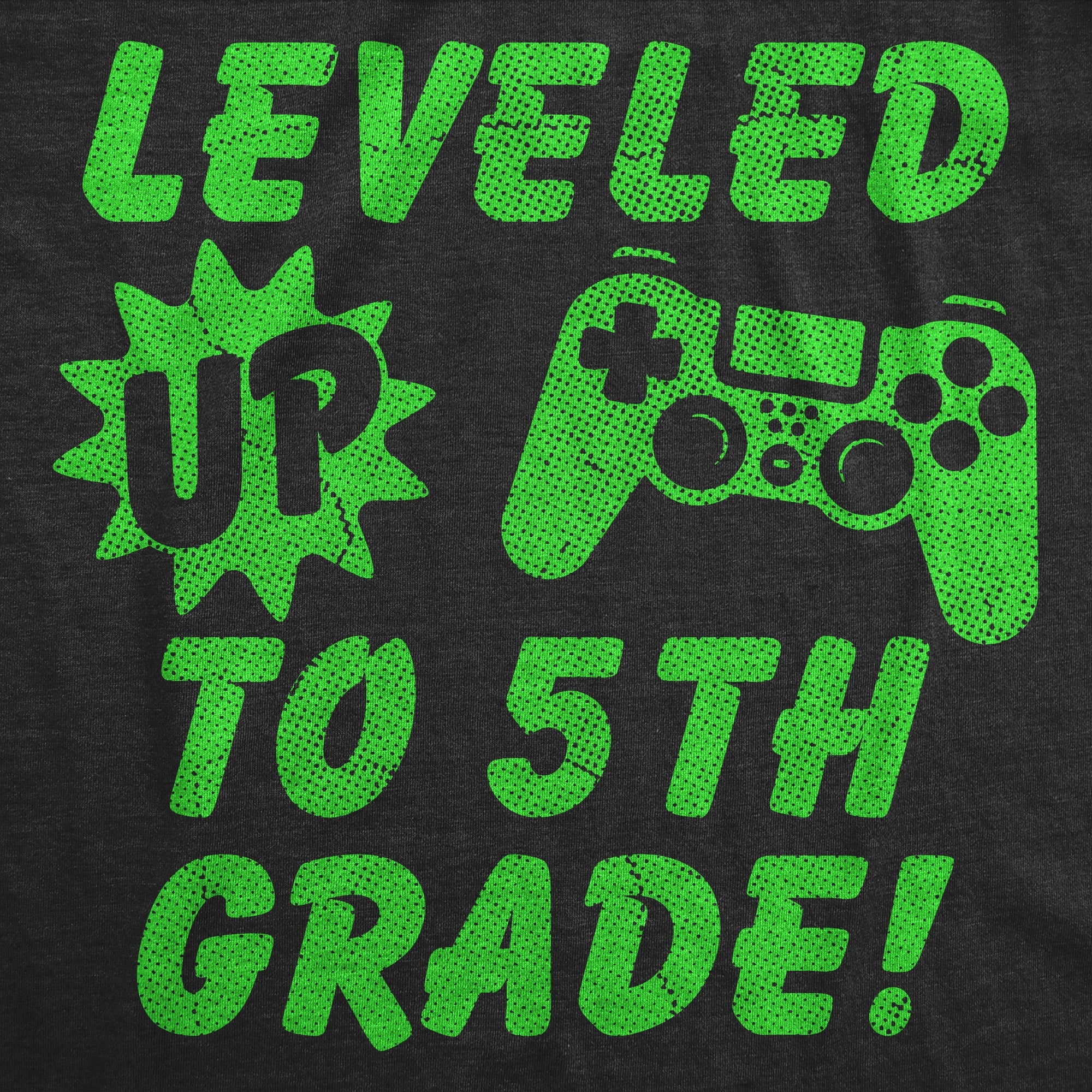 Leveled Up To 5th Grade Youth T Shirt