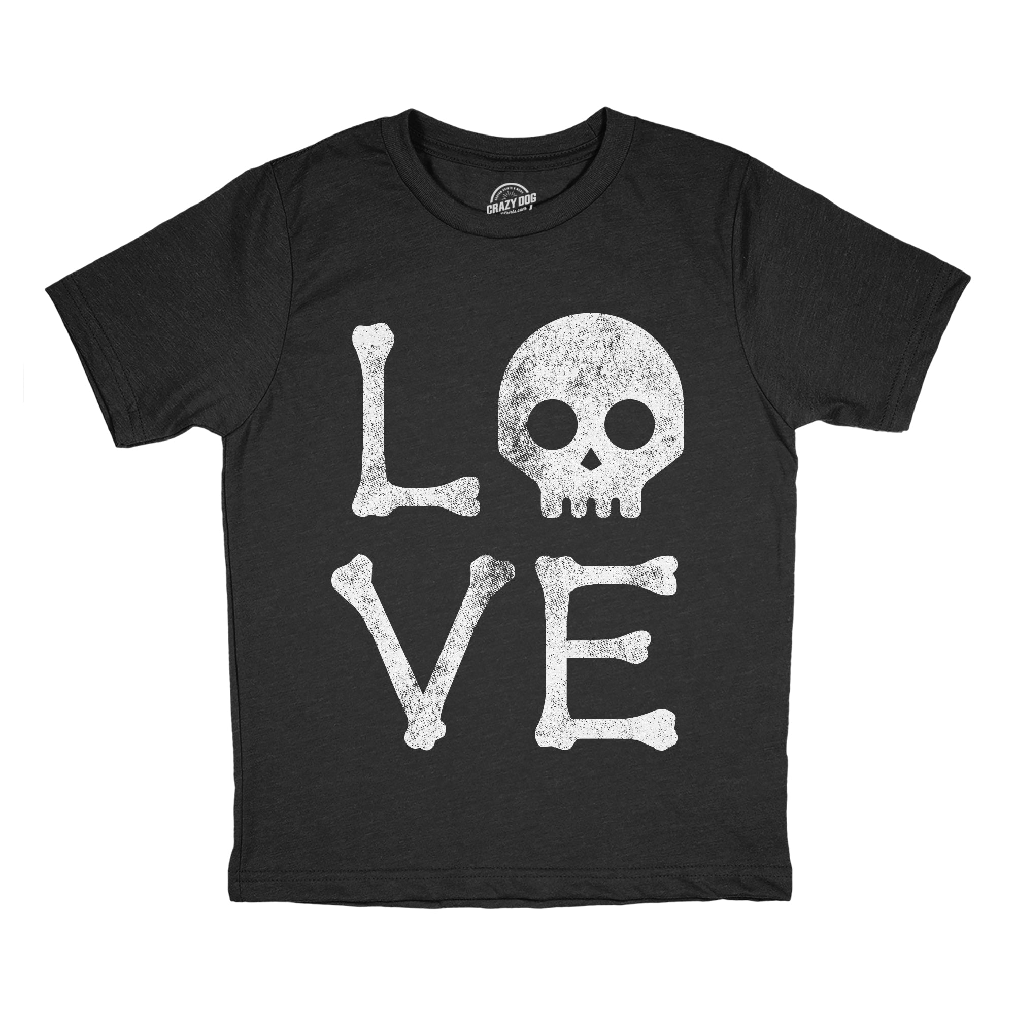 Love Skull Youth T Shirt