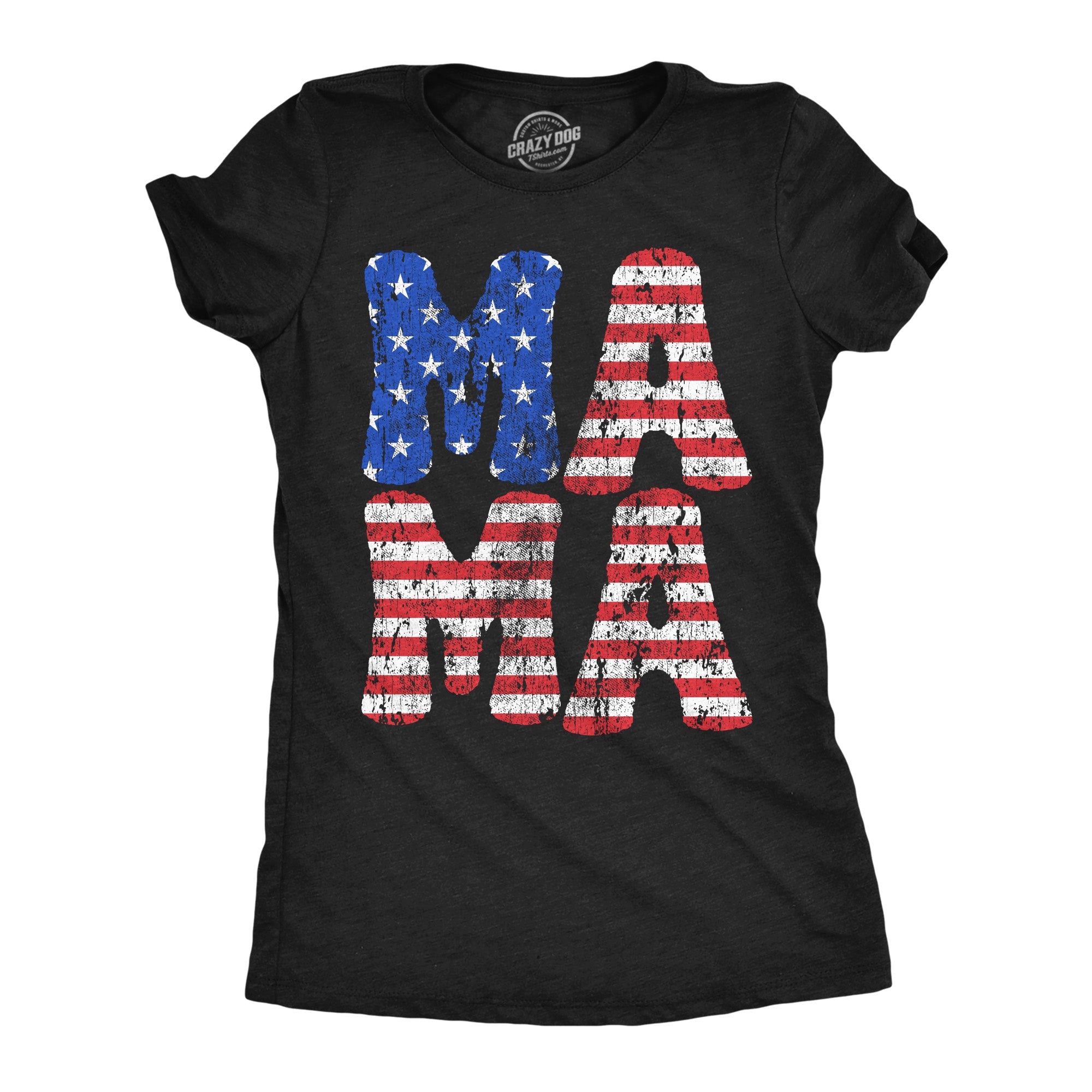 Mama Stars And Stripes Women's T Shirt