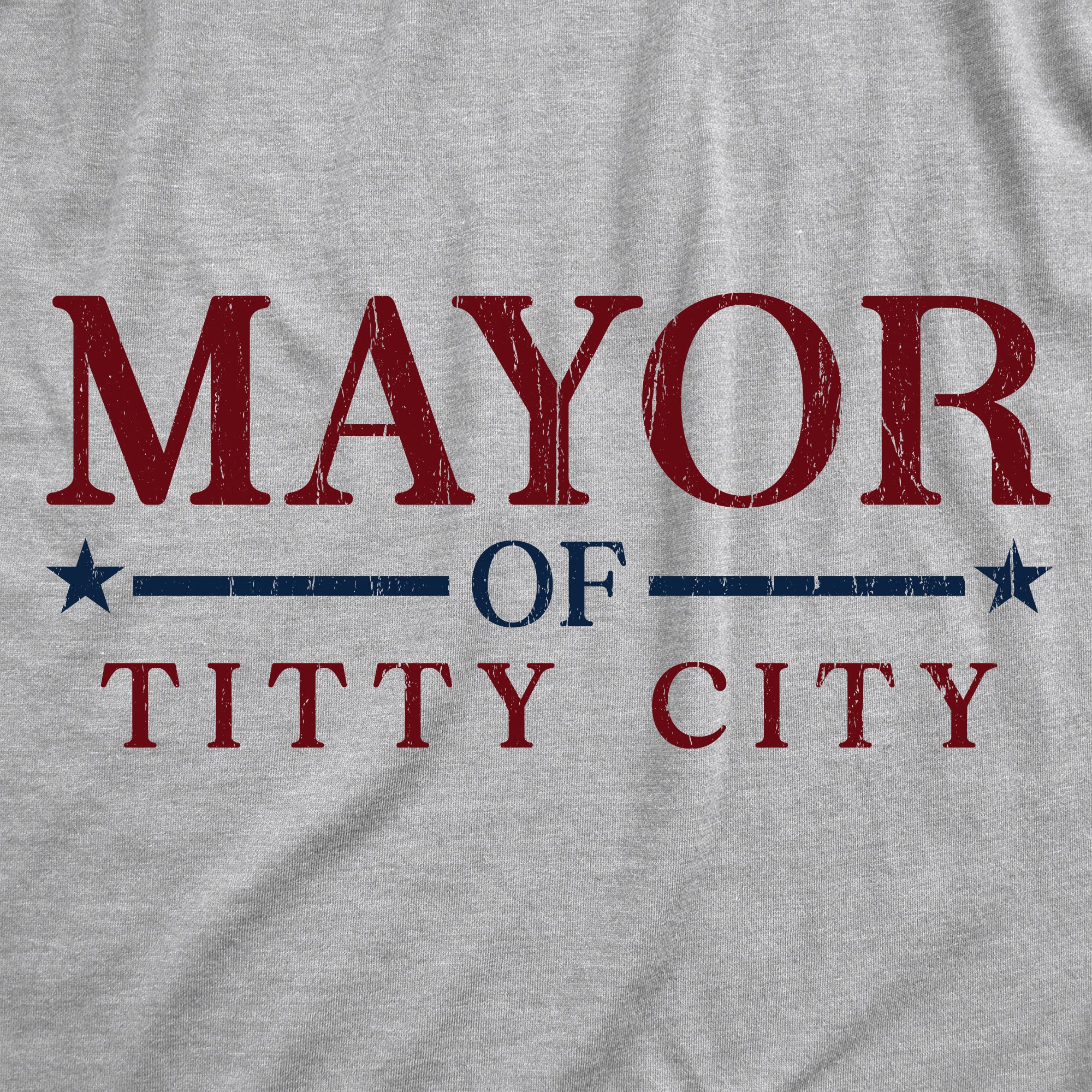 Mayor Of Titty City Men's T Shirt