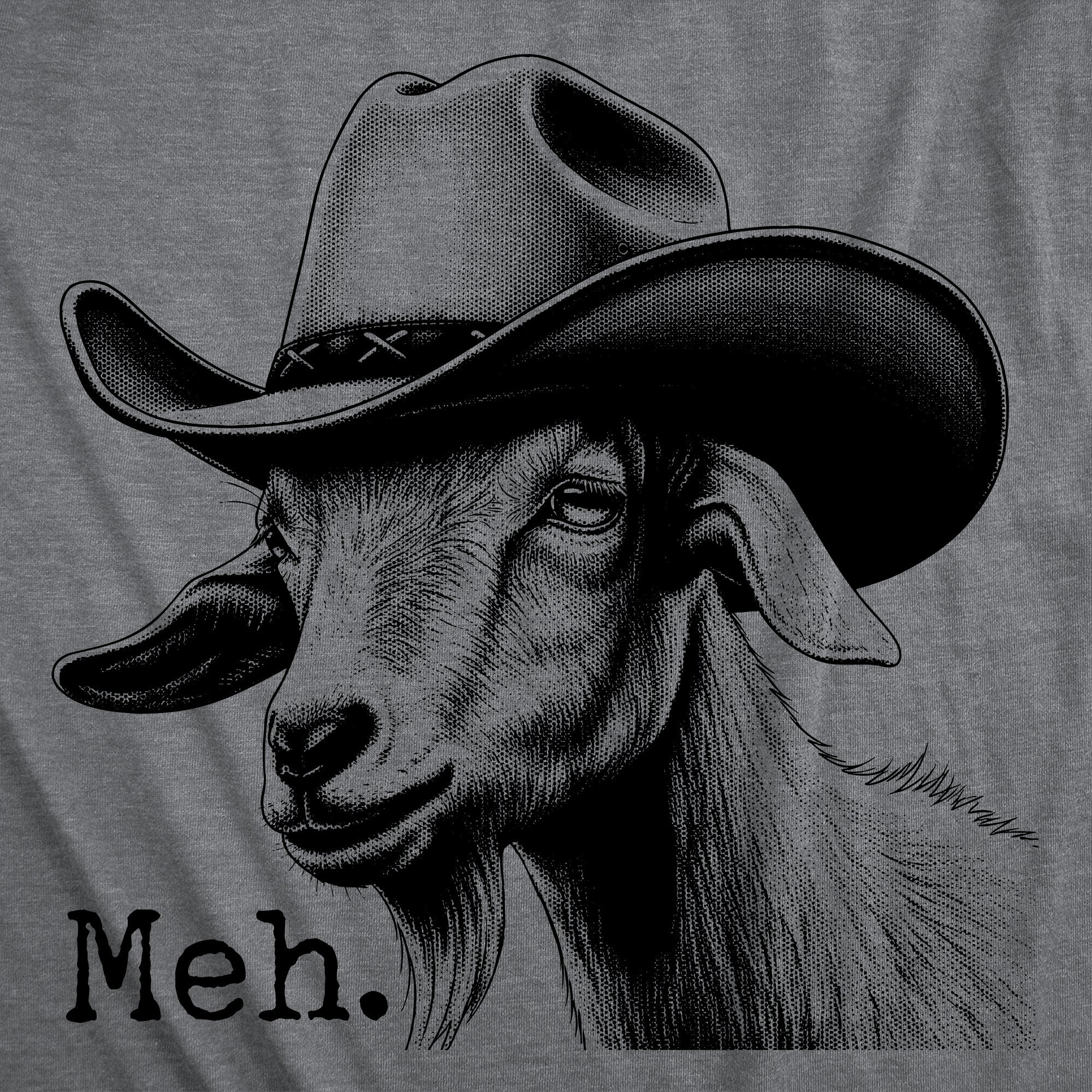 Meh Goat Men's T Shirt