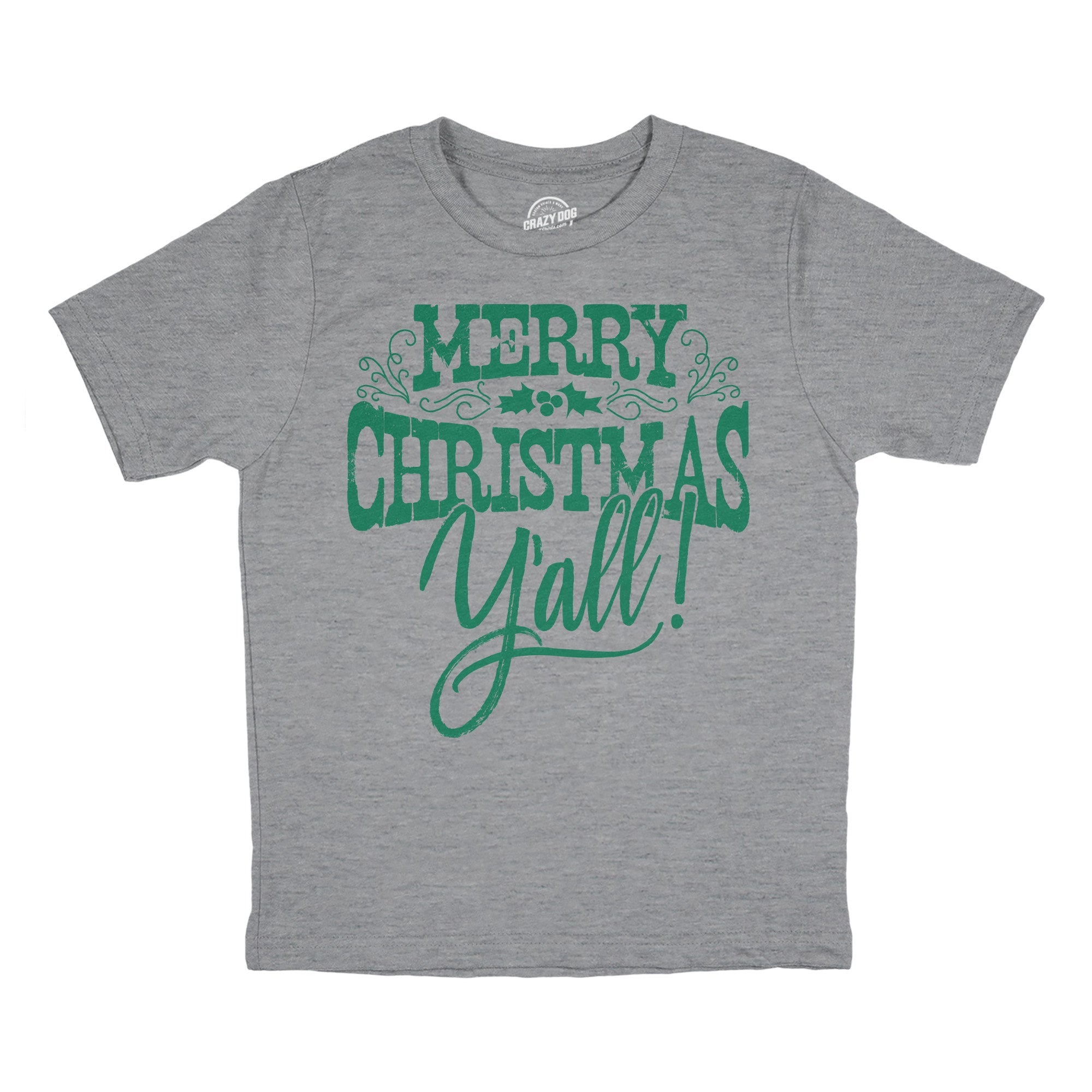 Merry Christmas Yall Youth T Shirt