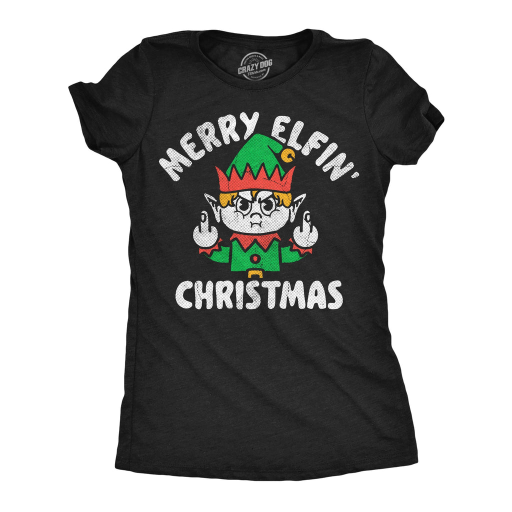 Merry Elfin Christmas Women's T Shirt