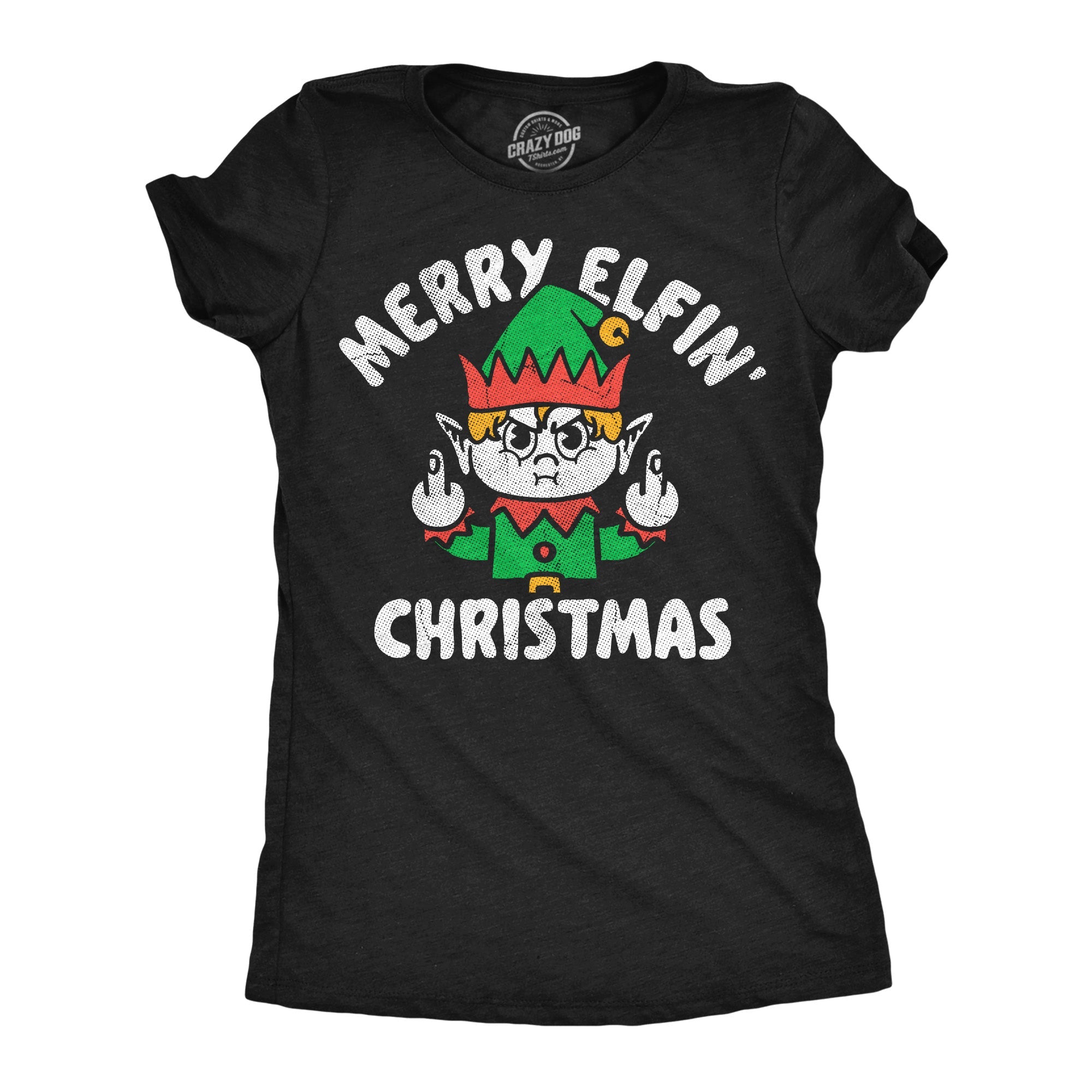 Merry Elfin Christmas Women's T Shirt