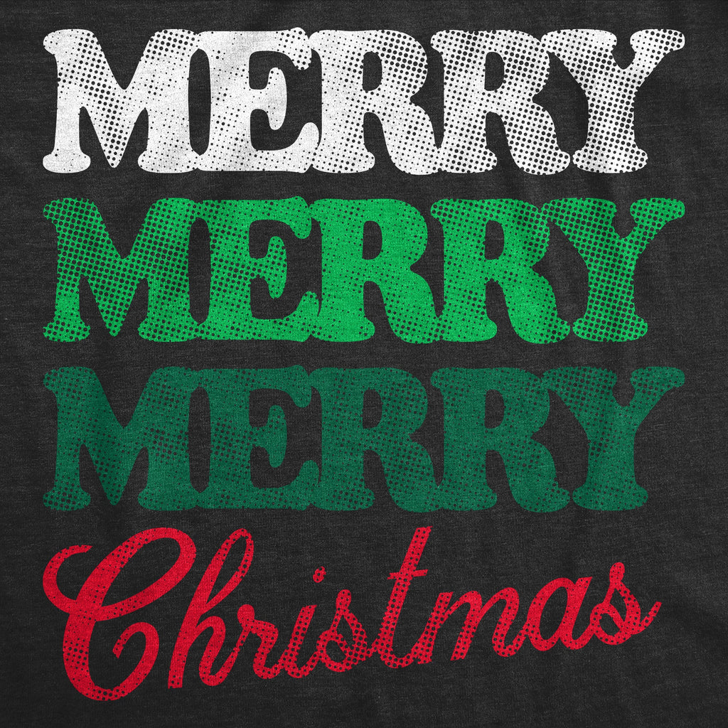Merry Merry Merry Christmas Men's T Shirt