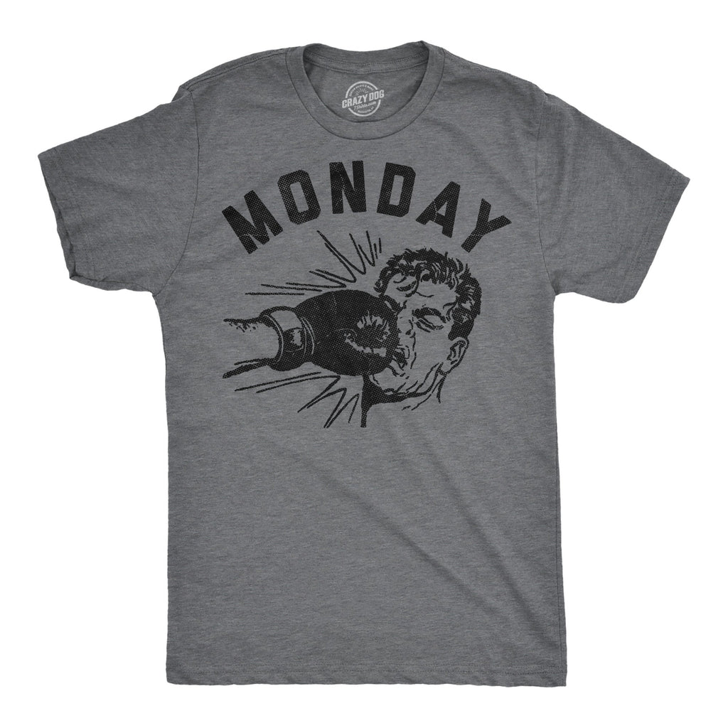 Monday Face Punch Men's T Shirt