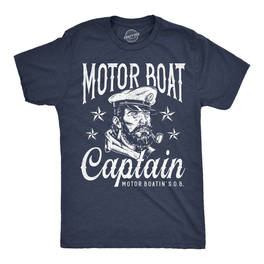 Motor Boat Captain Men's T Shirt