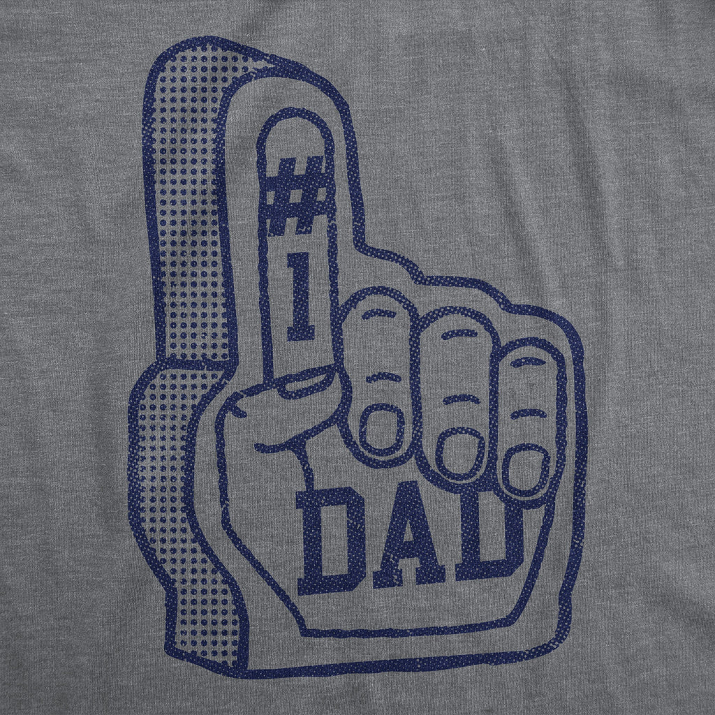 Number One Dad Foam Finger Men's T Shirt