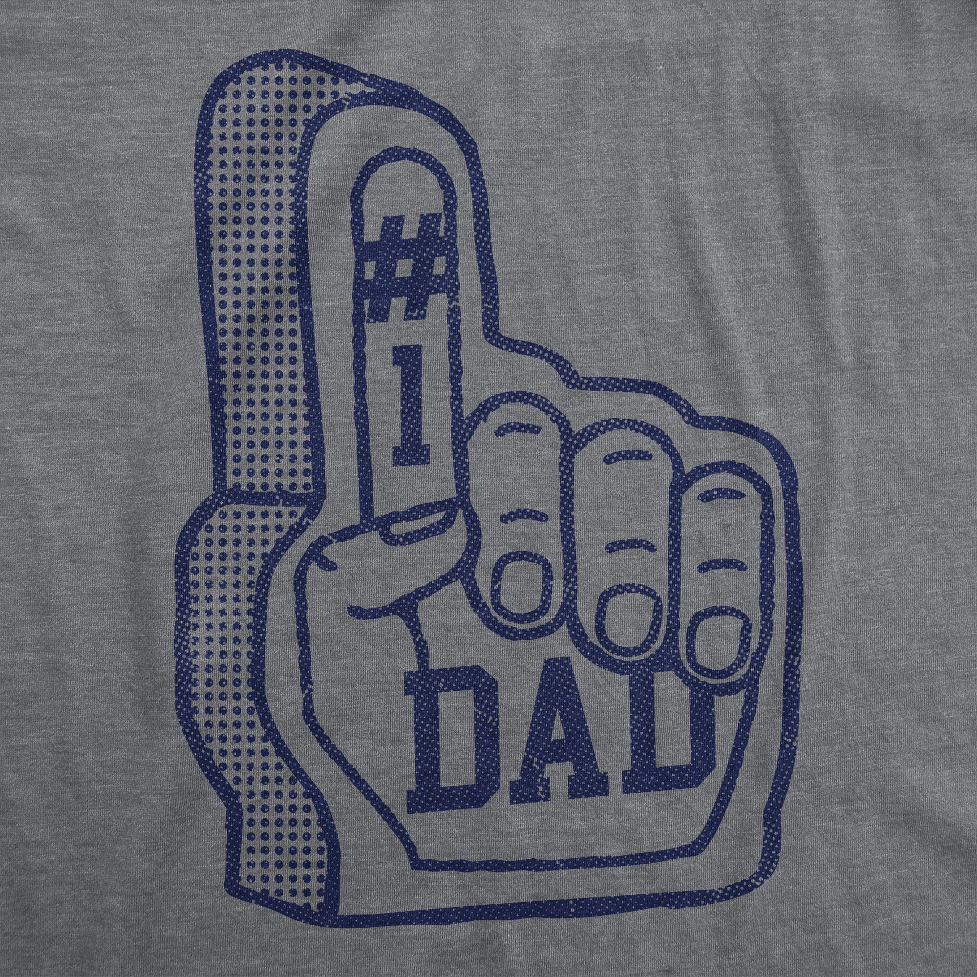 Number One Dad Foam Finger Men's T Shirt