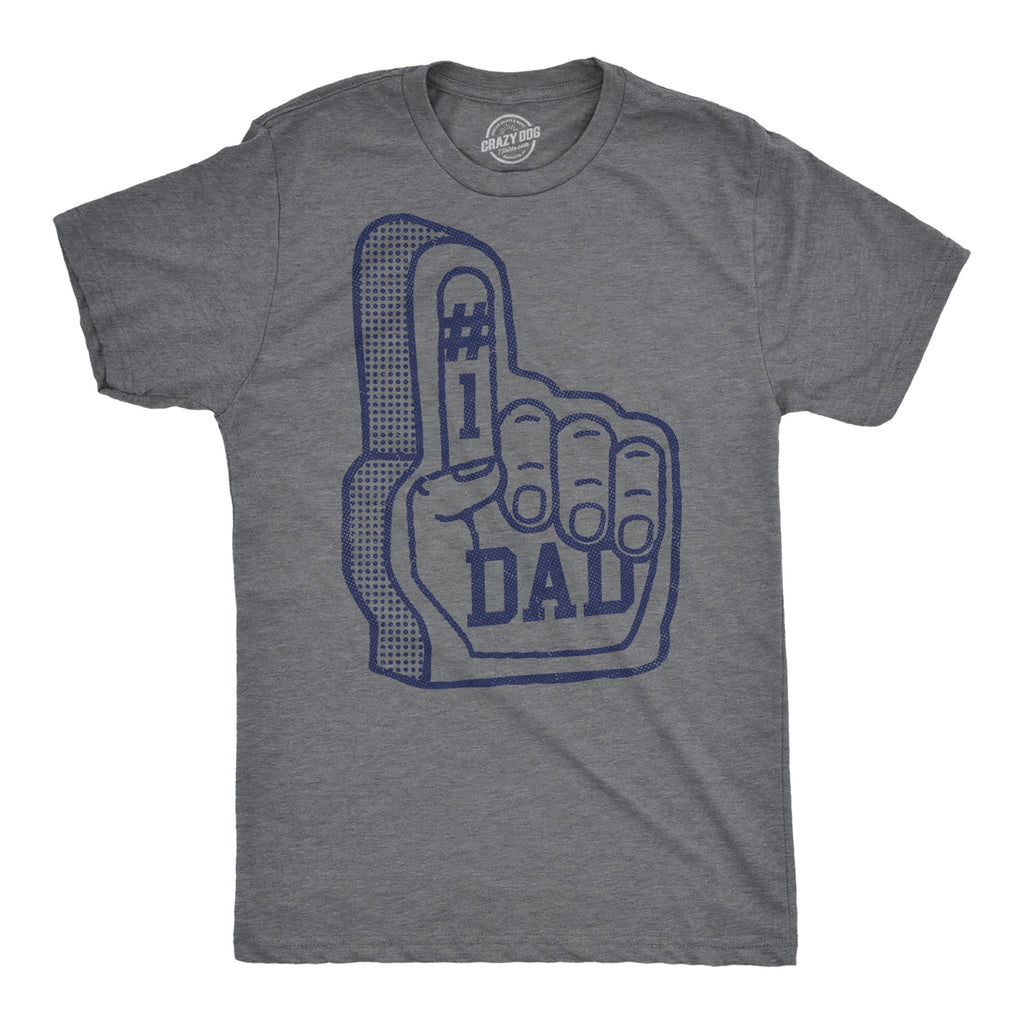 Number One Dad Foam Finger Men's T Shirt