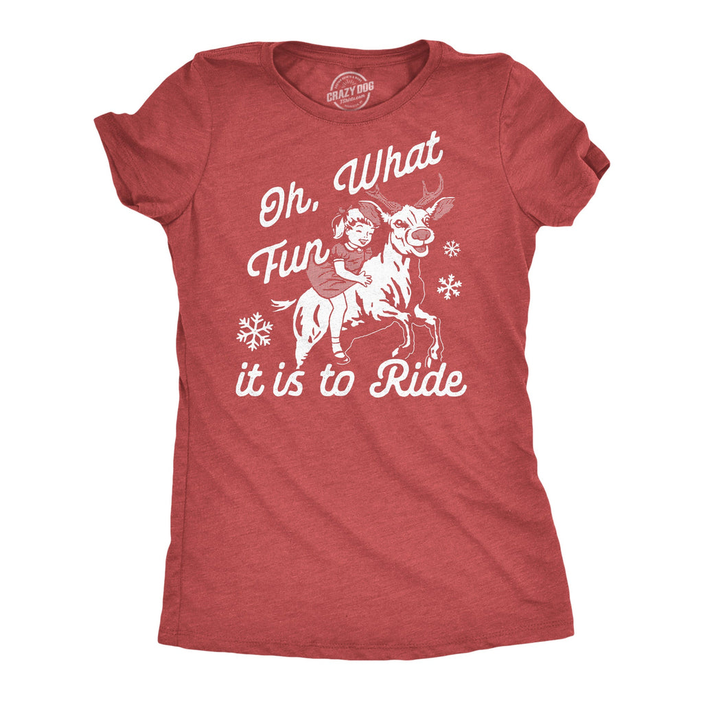 Oh What Fun It Is To Ride Women's T Shirt