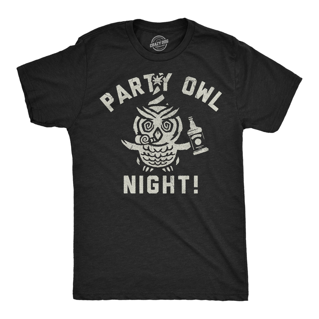 Party Owl Night Men's T Shirt