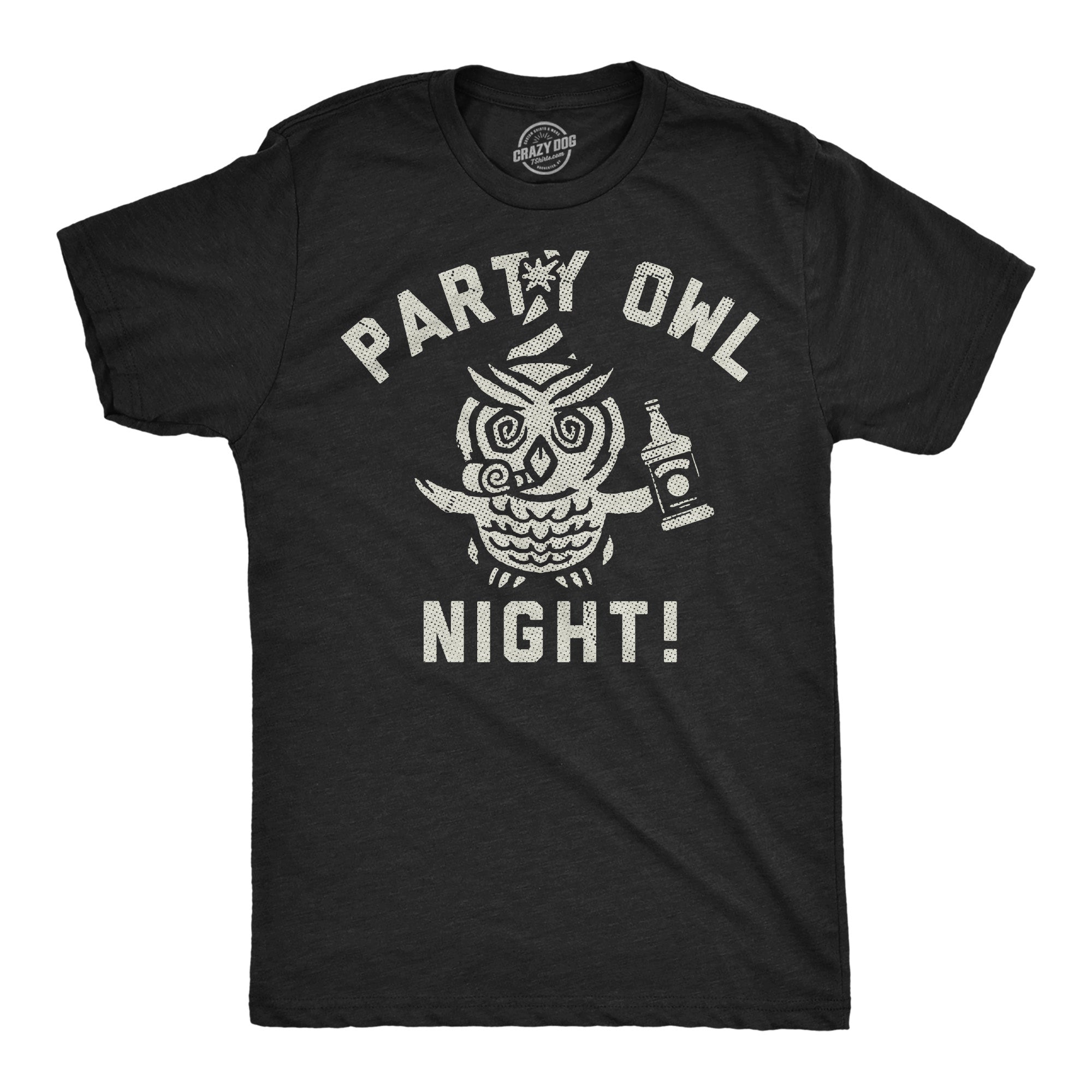 Party Owl Night Men's T Shirt