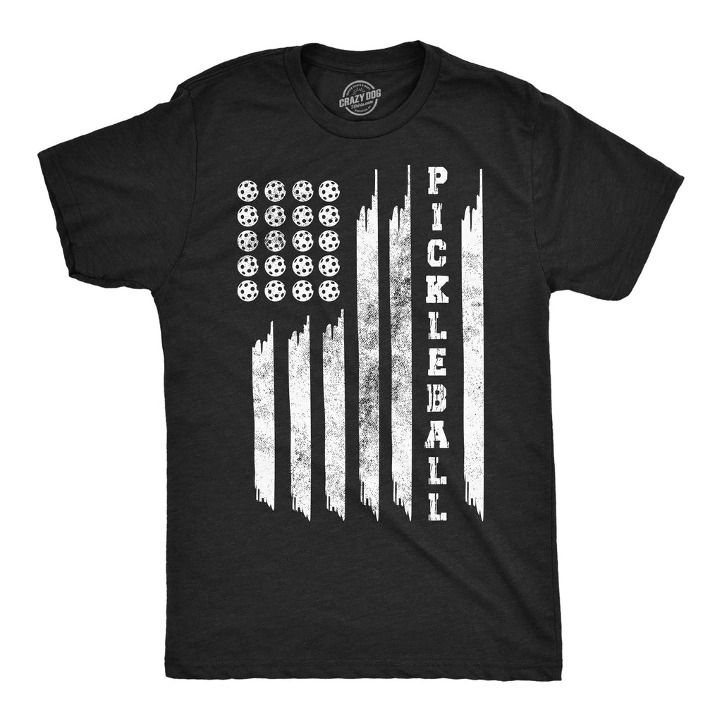 Pickleball American Flag Men's T Shirt