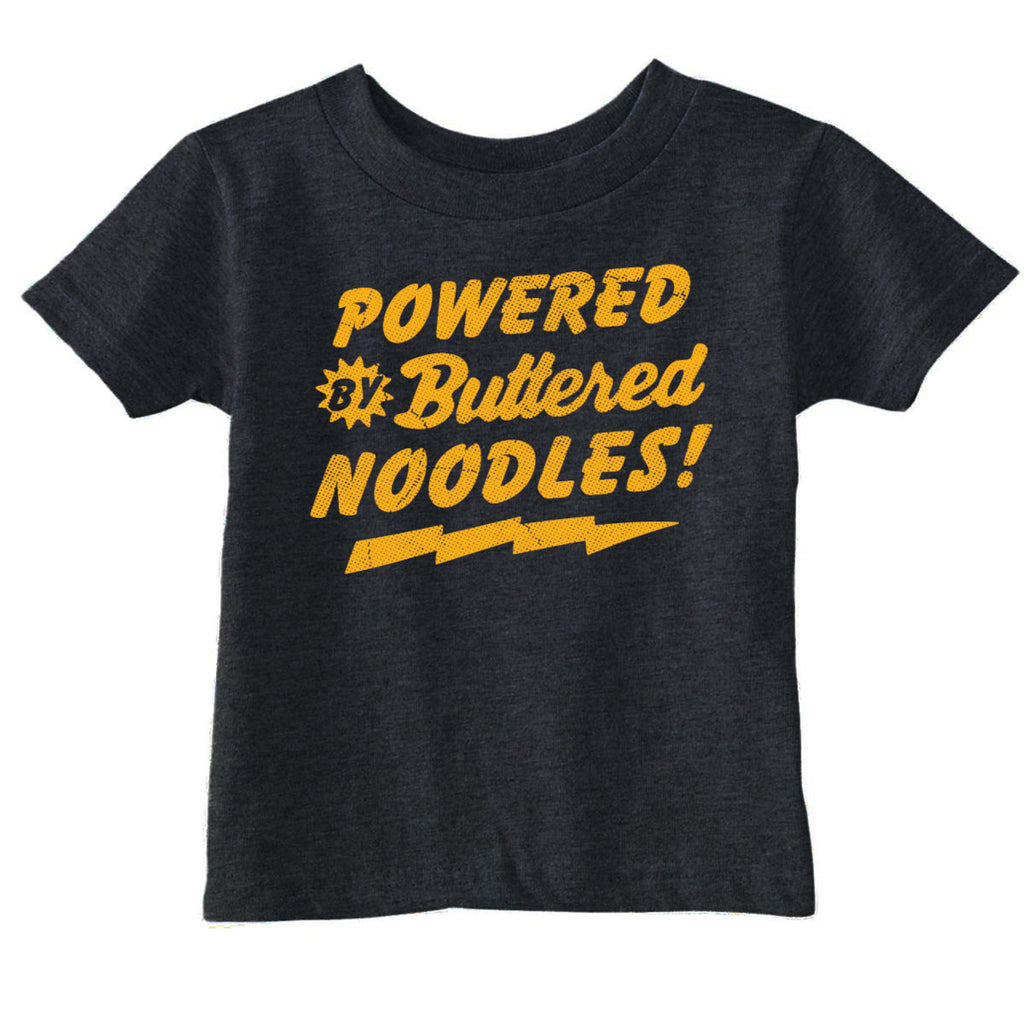 Powered By Butter Noodles Toddler T Shirt