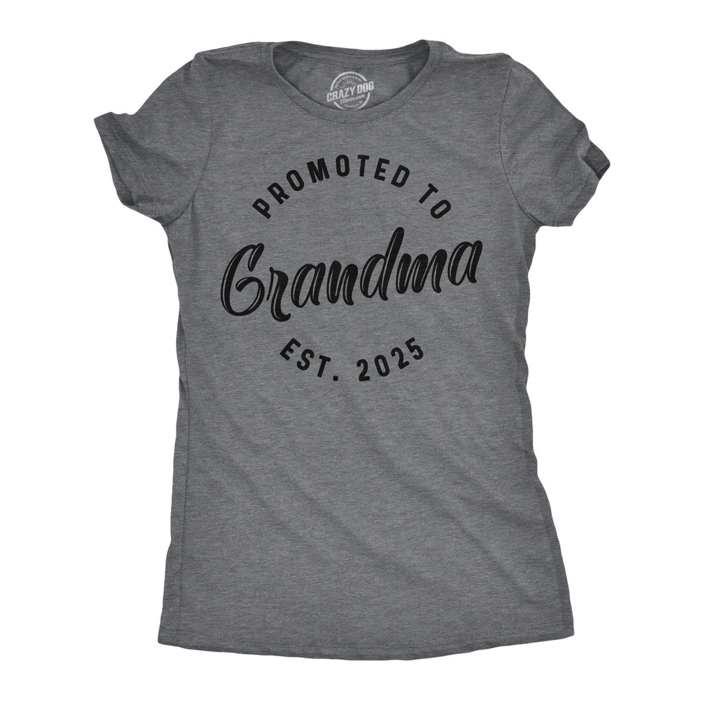 Promoted To Grandma 2025 Women's T Shirt