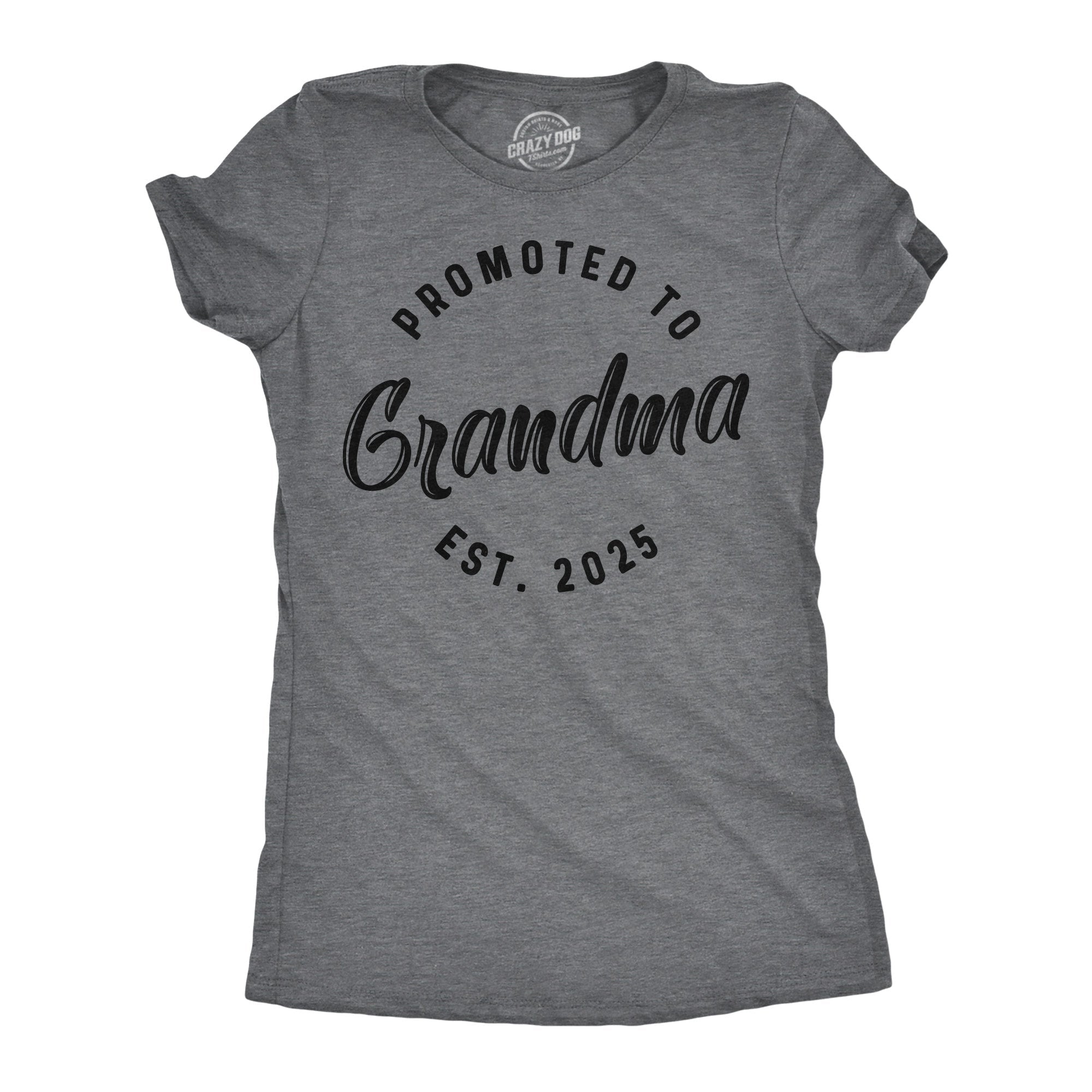 Promoted To Grandma 2025 Women's T Shirt
