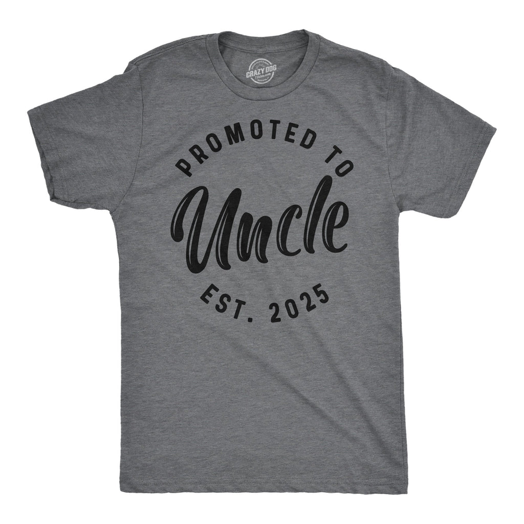 Promoted To Uncle 2025 Men's T Shirt