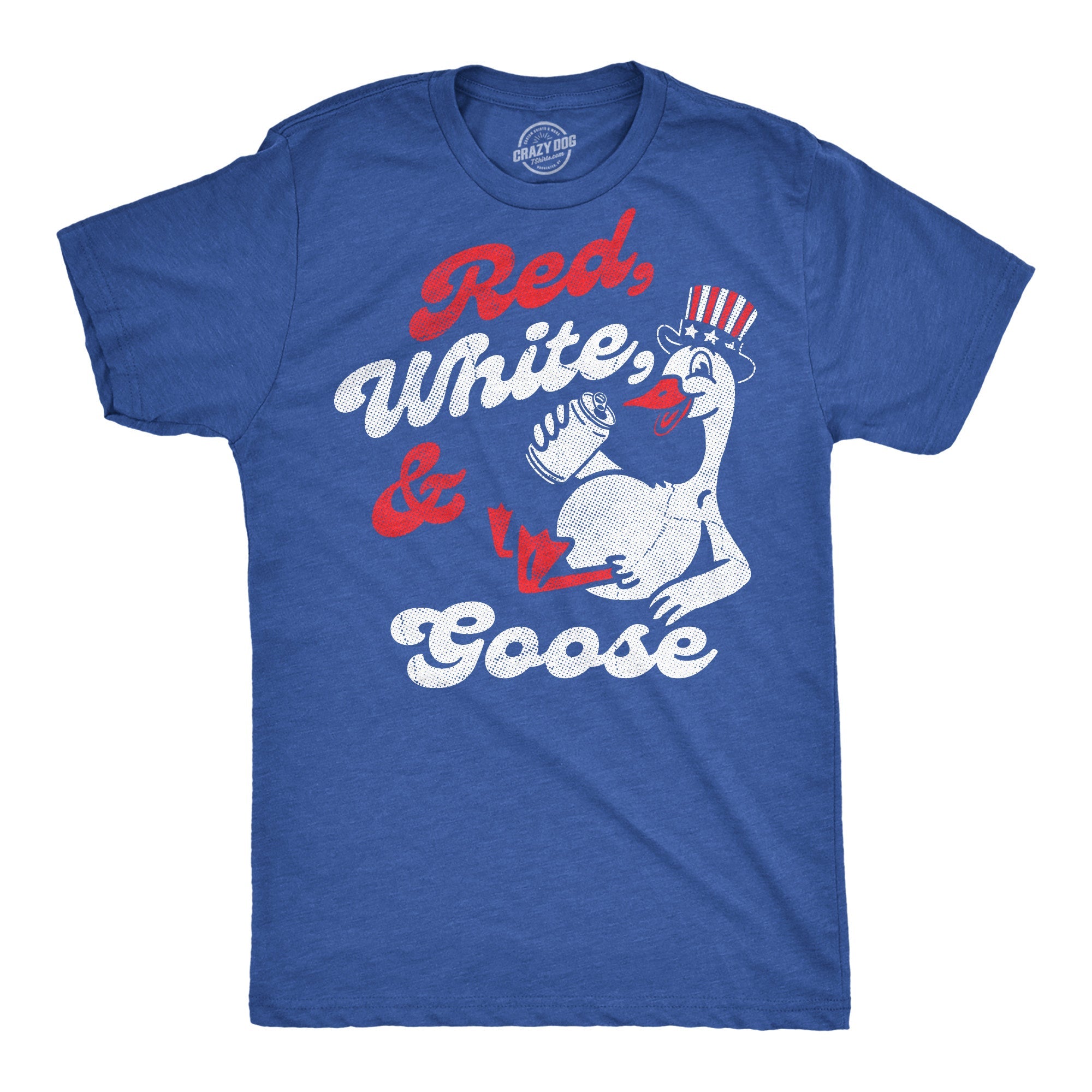 Red White And Goose Men's T Shirt